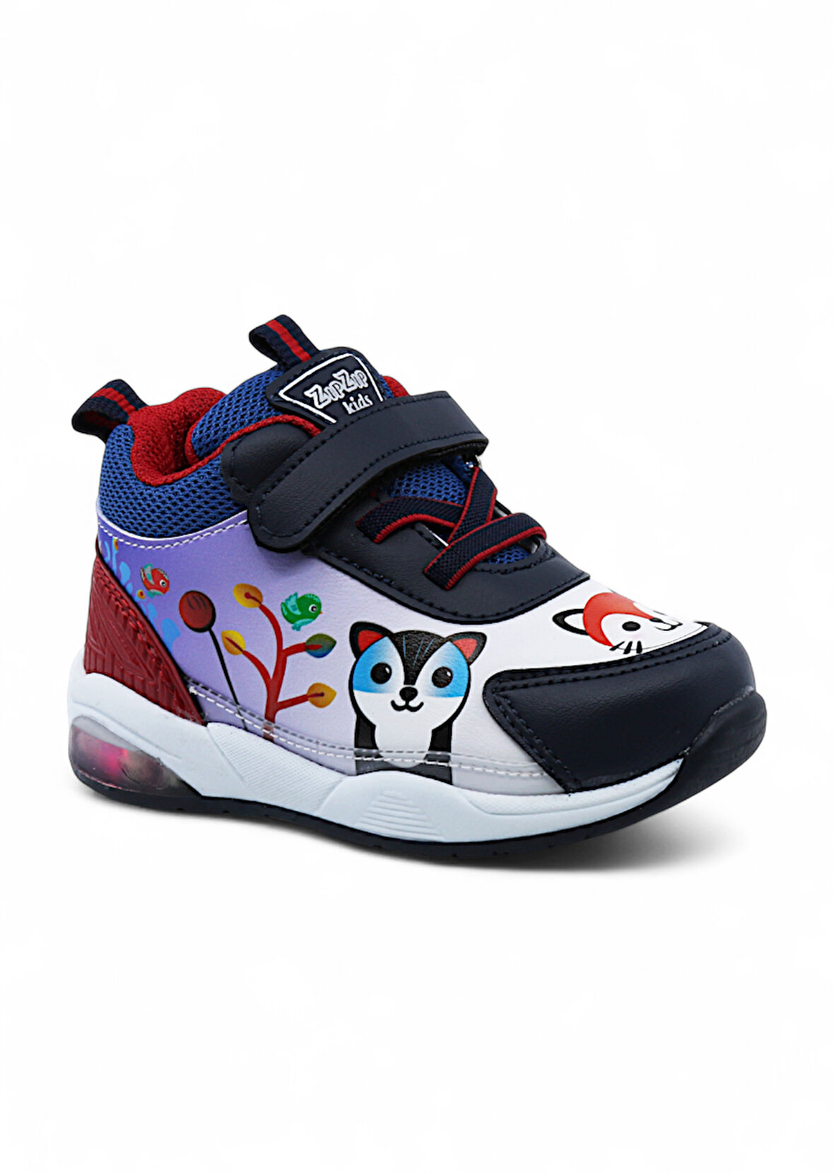 Khayt ZıpZıp Ortopedik Hafif Yuva Kreş Ev Unisex Işıklı Çocuk Spor Ayakkabı