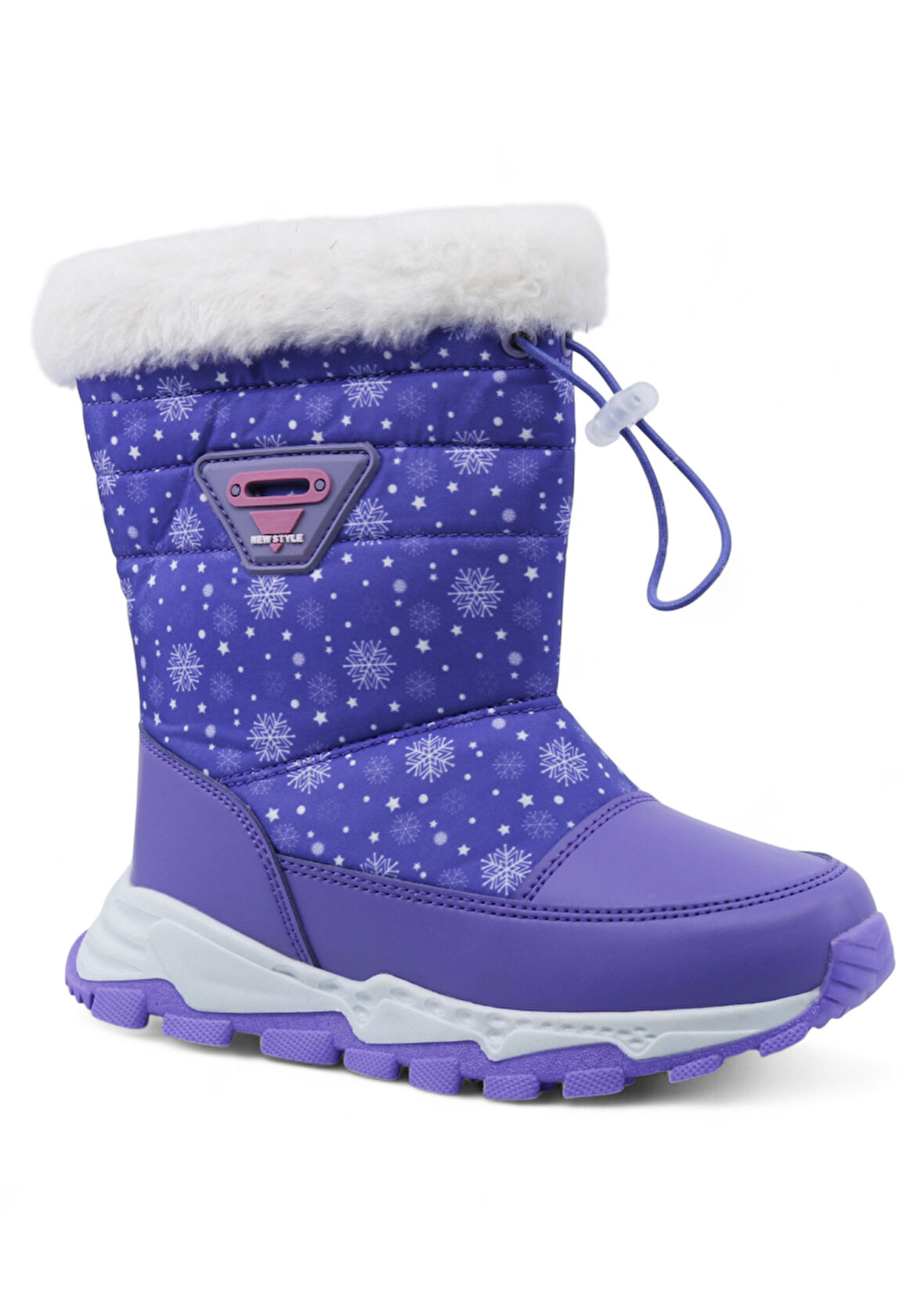 Khayt Leni Sıcak Astar Su ve Soğuk Dayanıklı Ortopedik Kaymaz Taban Çocuk Bot