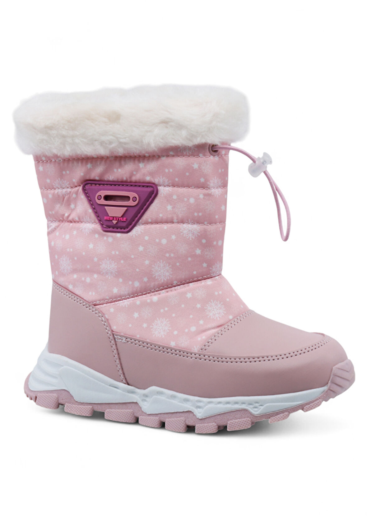 Khayt Leni Sıcak Astar Su ve Soğuk Dayanıklı Ortopedik Kaymaz Taban Çocuk Bot