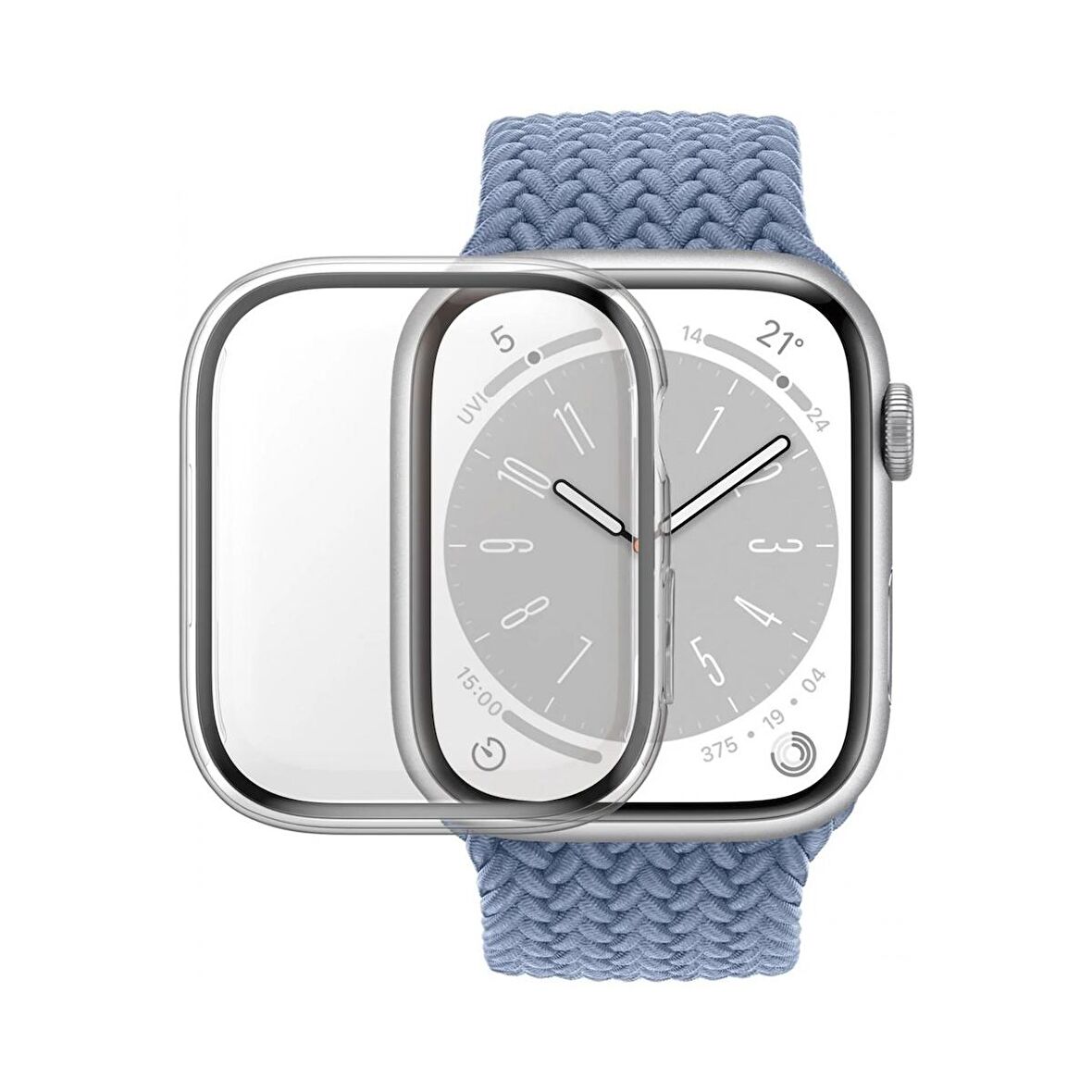 PanzerGlass FullBody Apple Watch 9/8/7 41mm Clear D3O Ekran Koruyucu