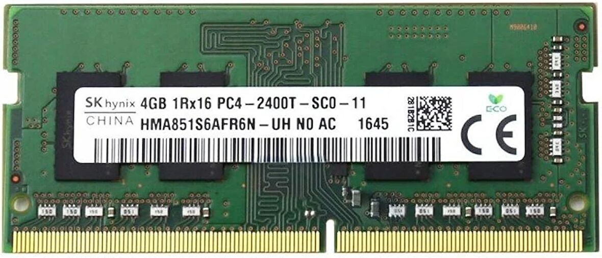 ​SK Hynix 4GB 2400MHz DDR4 Ram HMA851S6AFR6N-UH NOTEBOOK RAM BELLEK