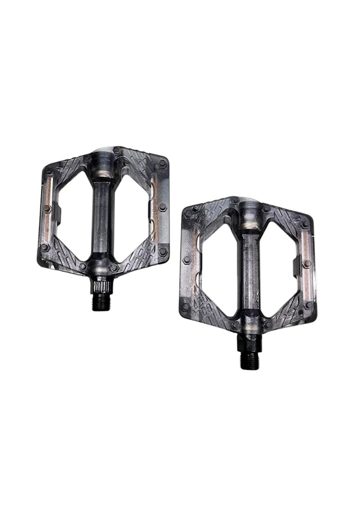 BİKE SKY EVO ŞEFFAF RENKLİ PLATFORM GENİŞ PEDAL PLATFORM BİSİKLET PEDALI REFLEKTÖRLÜ