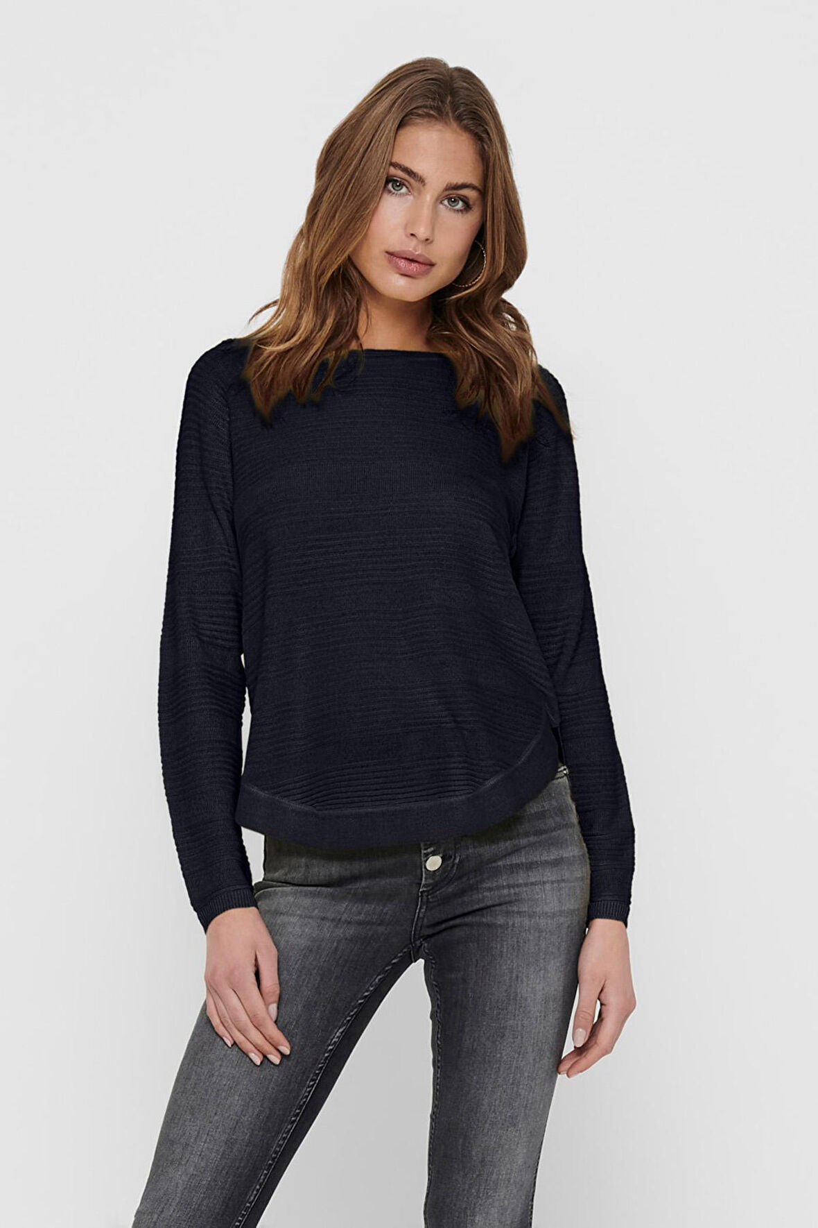 Only Kadın Örme Kazak 65515141866 Siyah