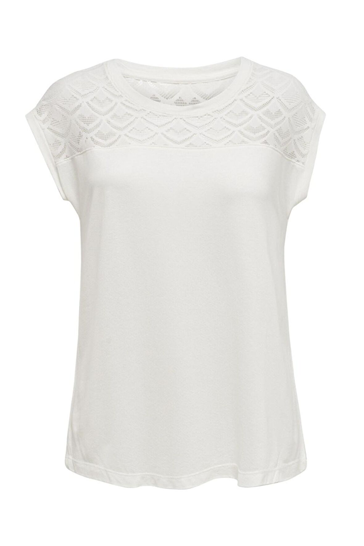 Only Kadın Tişört Onlnicole S/S Mix Top Noos