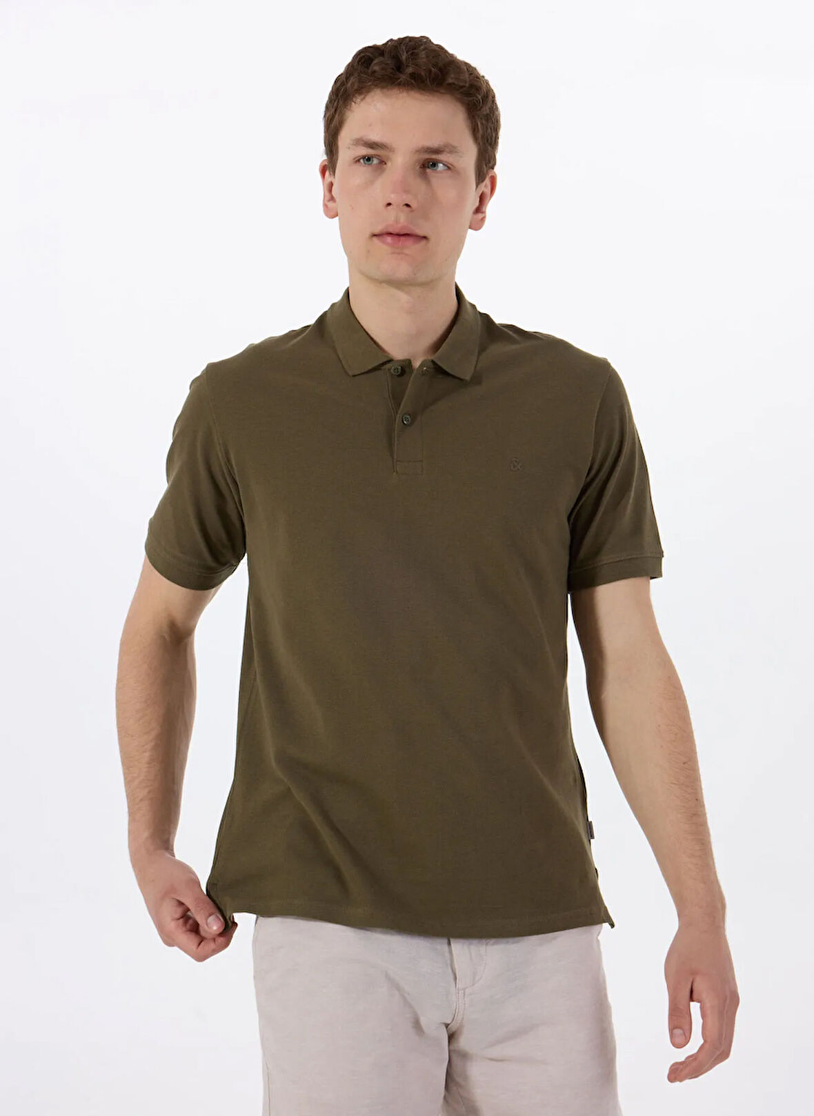 Jack & Jones Yeşil Erkek Polo T-Shirt 12136516_JJEBASIC POLO SS NOOS