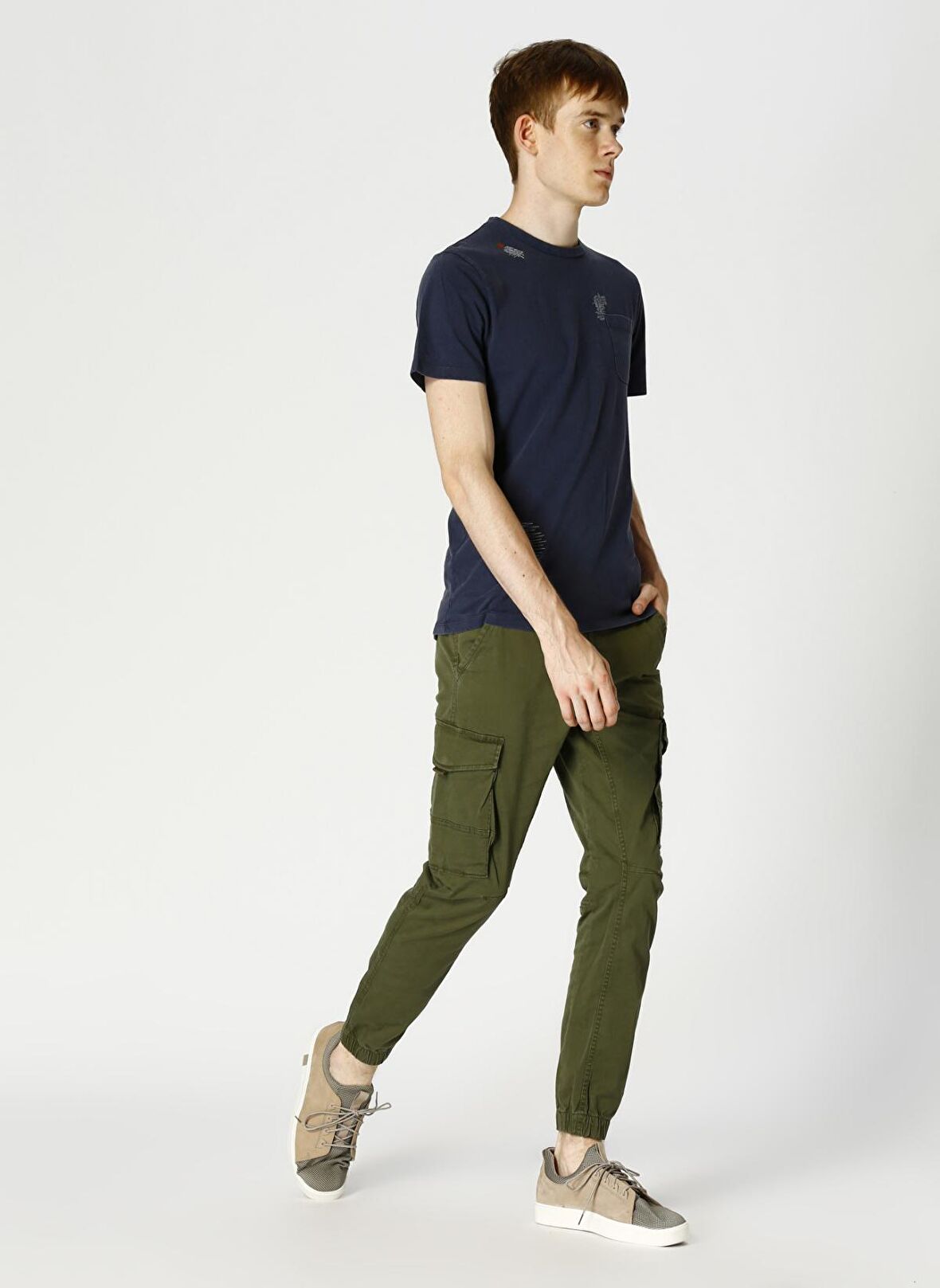 Jack & Jones   Haki Erkek Denim Pantolon 12141844