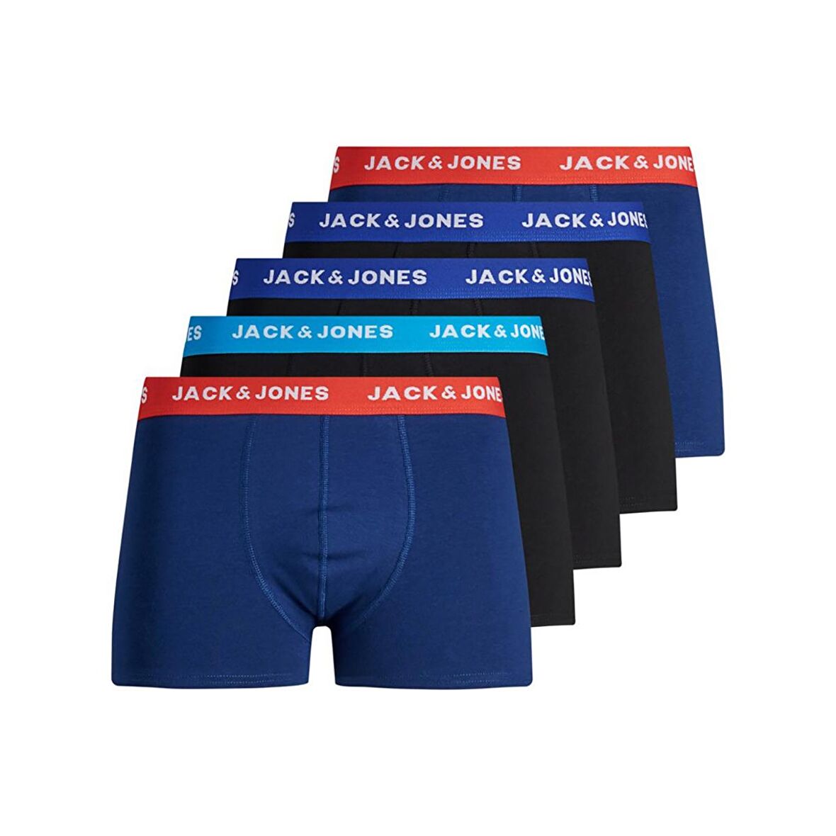 Jack & Jones Erkek 5li Paket Boxer 12144536