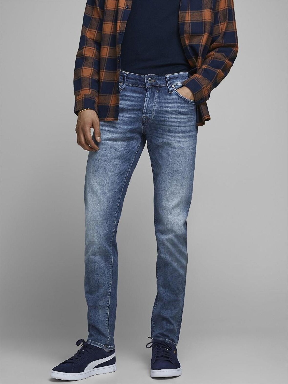 Jack & Jones Jjiglenn Jjicon Jj 357 50Sps Noos Erkek Jean Pantolon