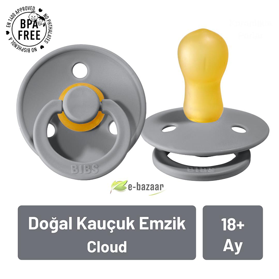 Bibs Colour Emzik Cloud No:3 18+ Ay
