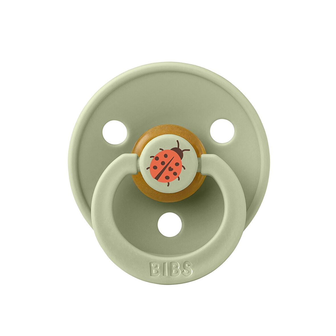 Bibs Studio Colour Ladybug Emzik-Sage 0-6 Ay