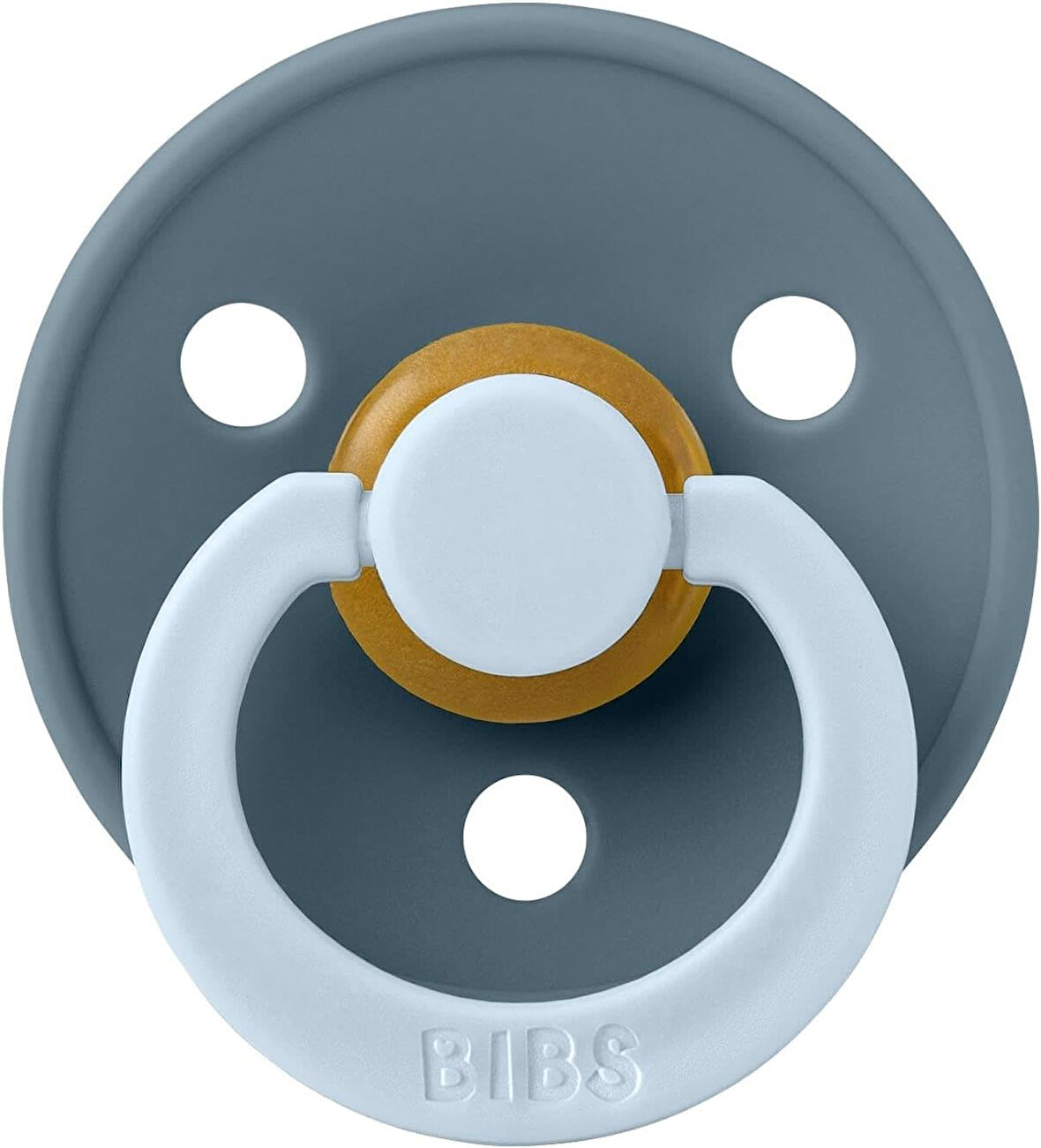 Bibs Studio Kauçuk Emzik / Fusion Petrol - Baby Blue +6 Ay