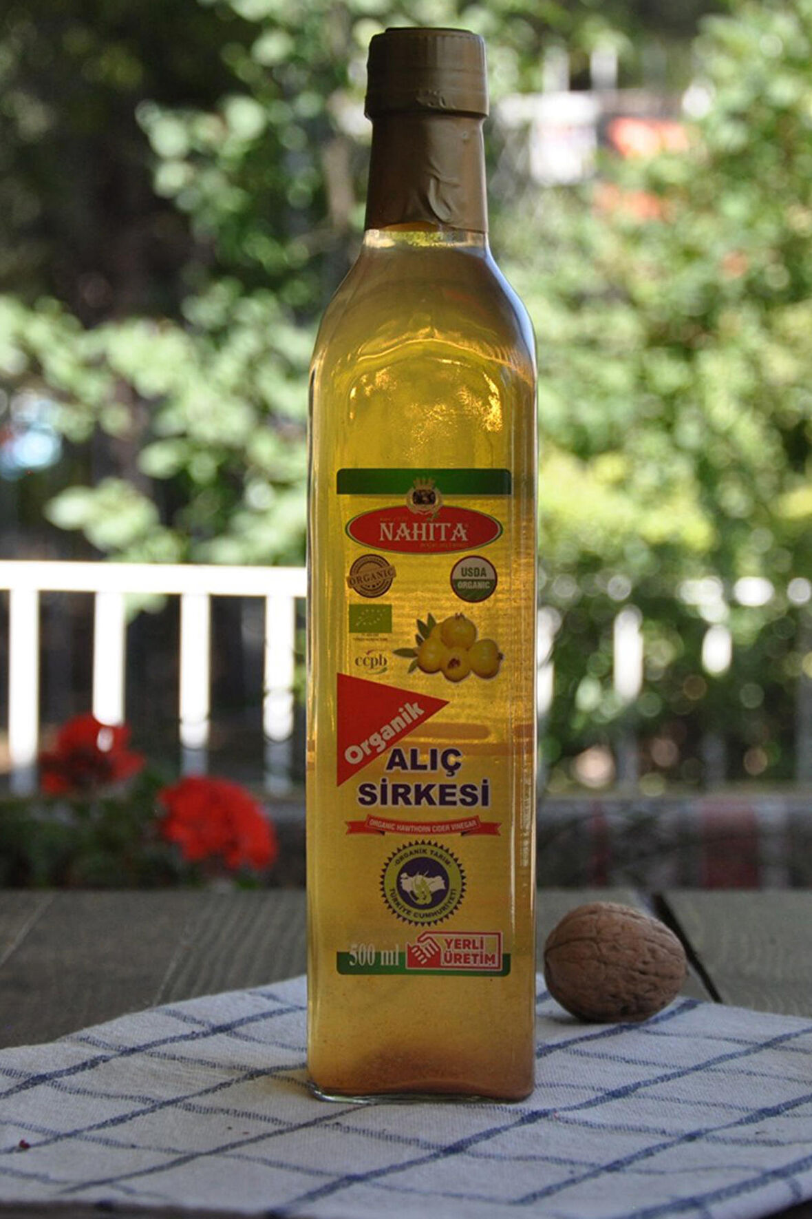 Alıç Sirkesi % 100 doğal Organik Katkısız 500 ml