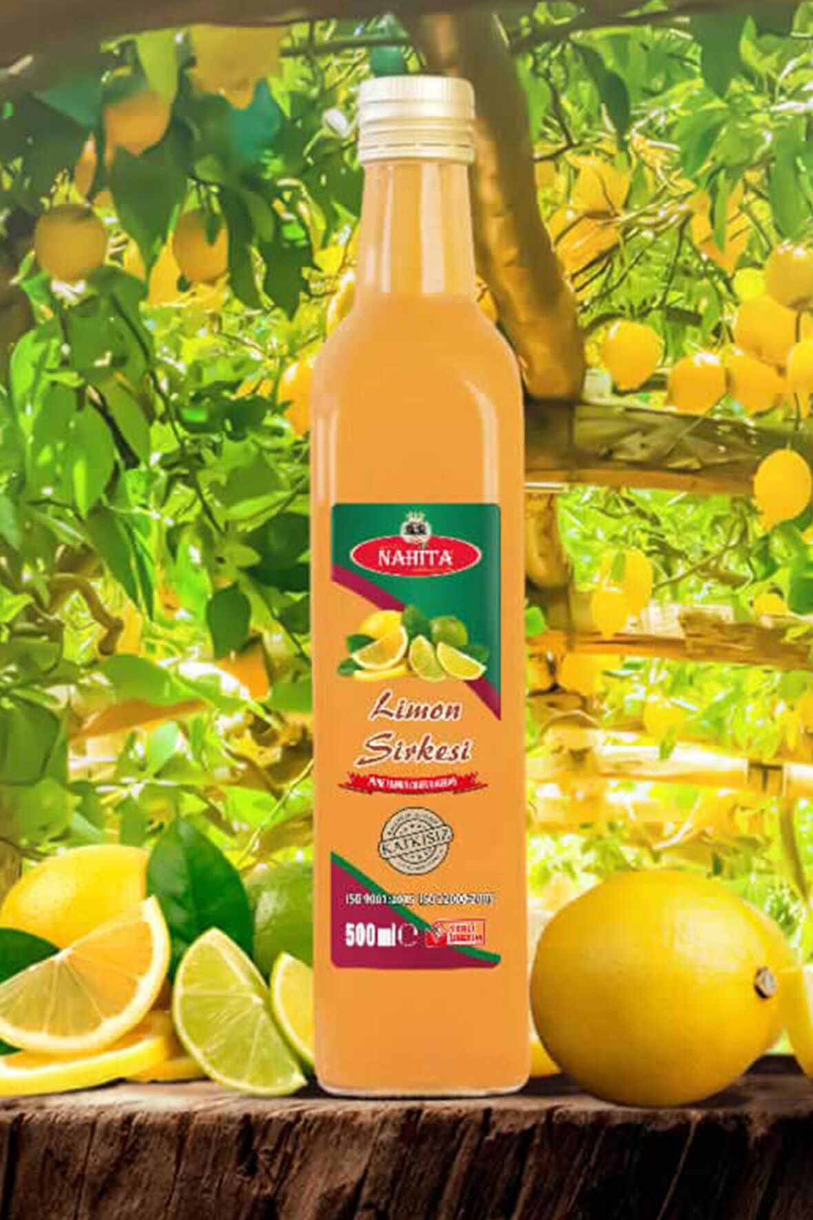 Limon Sirkesi % 100 doğal Katkısız 500 ml