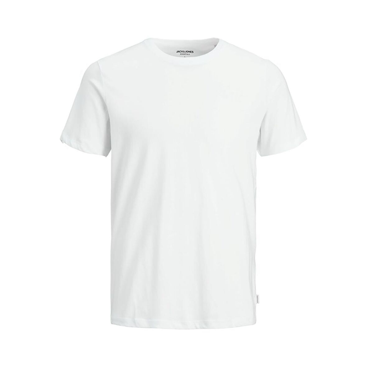 Jack & Jones O Yaka Düz Beyaz Erkek T-Shirt 12156101 JJEORGANIC BASIC TEE SS