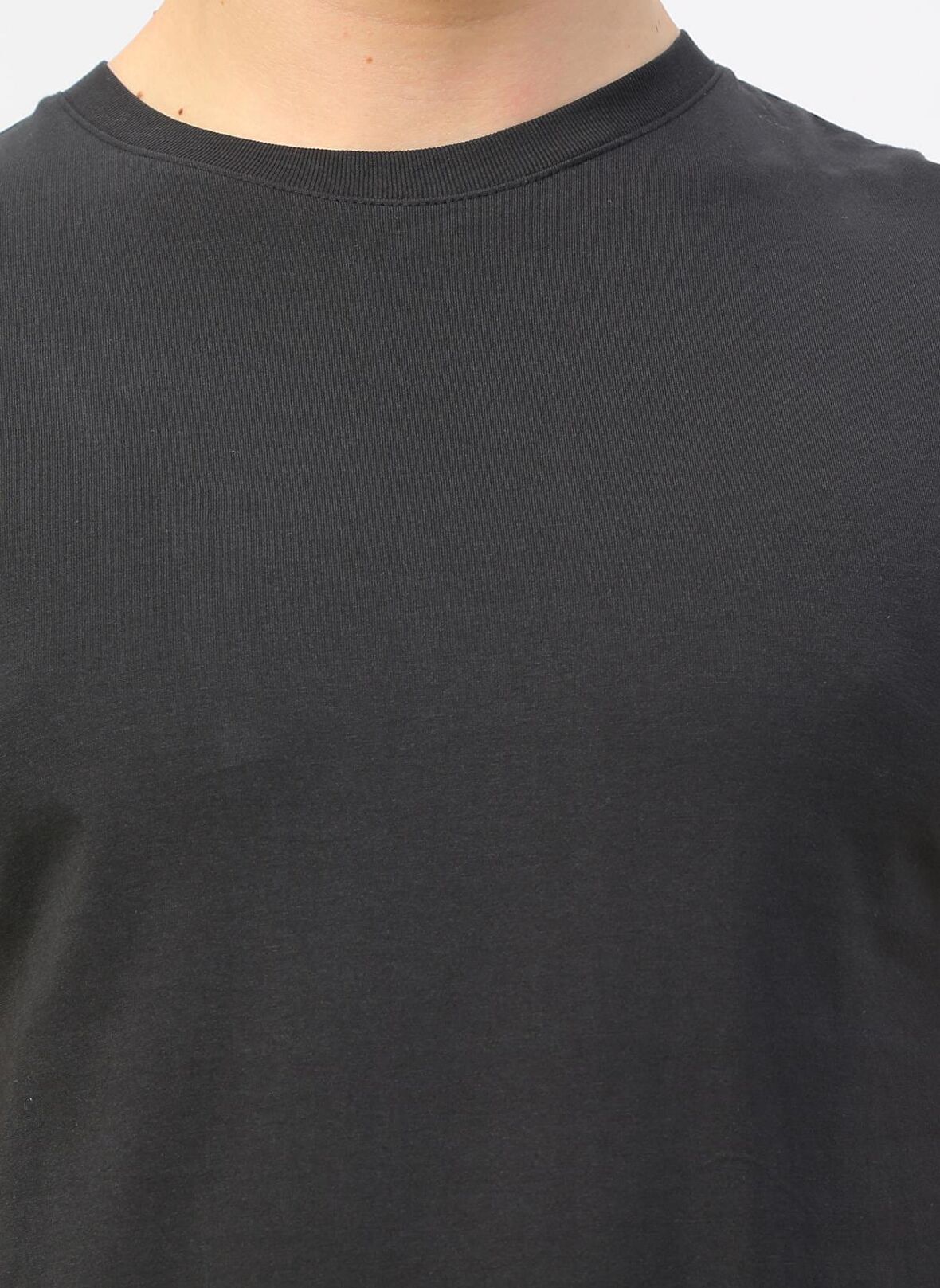 Jack & Jones O Yaka Düz Siyah Erkek T-Shirt 12156101 JJEORGANIC BASIC TEE SS