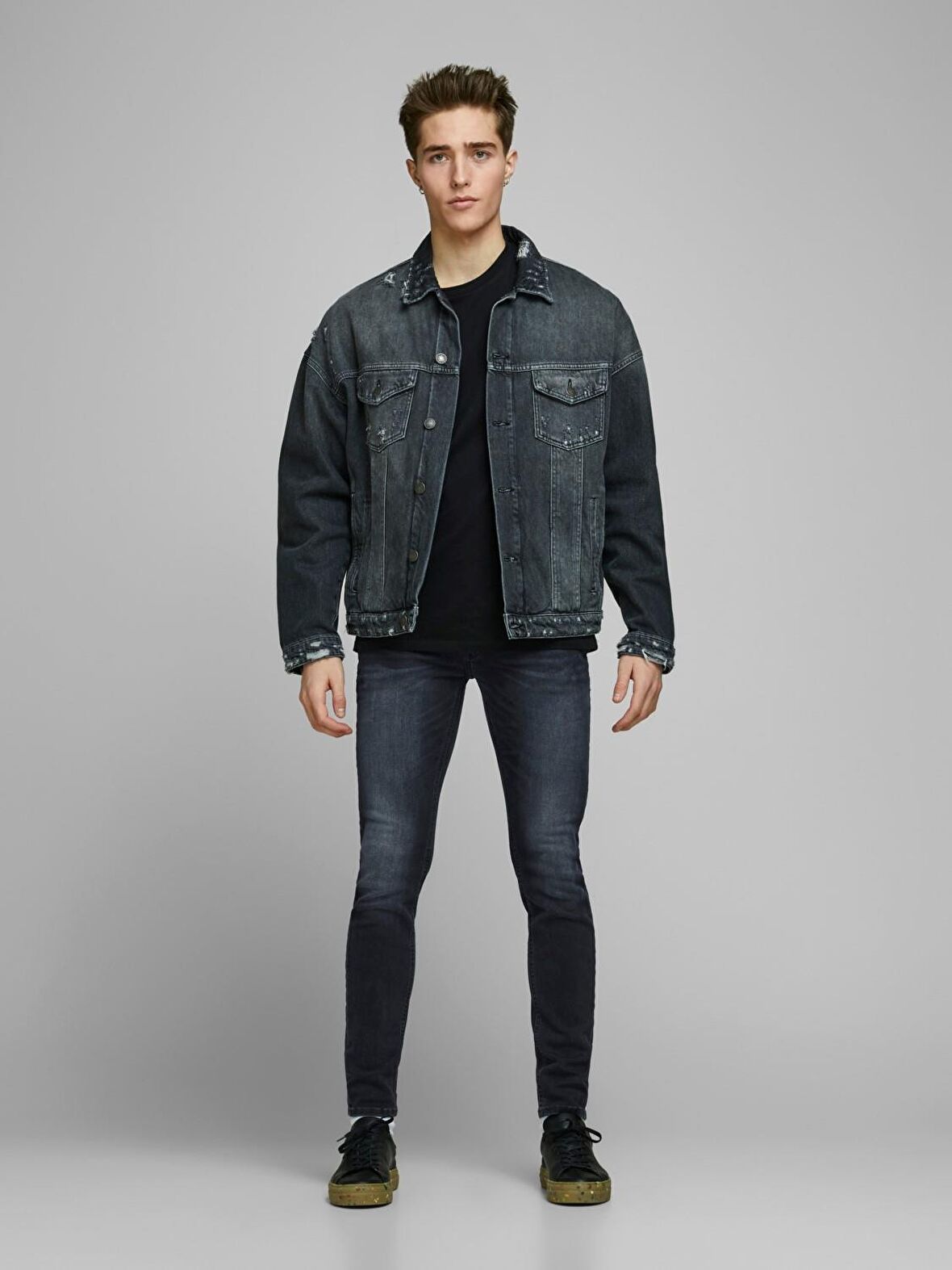 Jack & Jones Düşük Bel Skinny Fit  Erkek Denim Pantolon 12166852_JJILIAM J