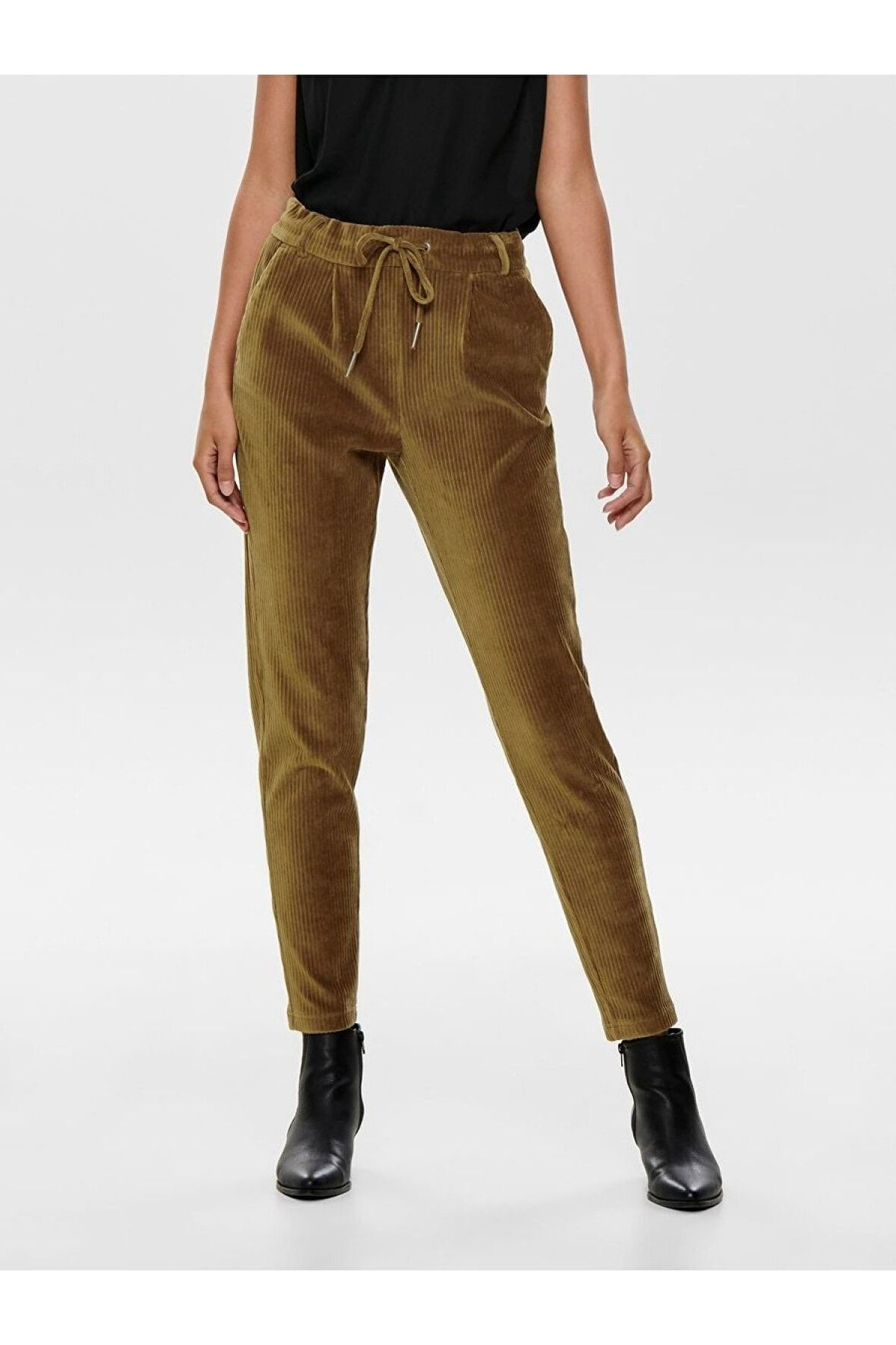 Only Kadın Lastikli Bel Regular Fit Pantolon - 15191641