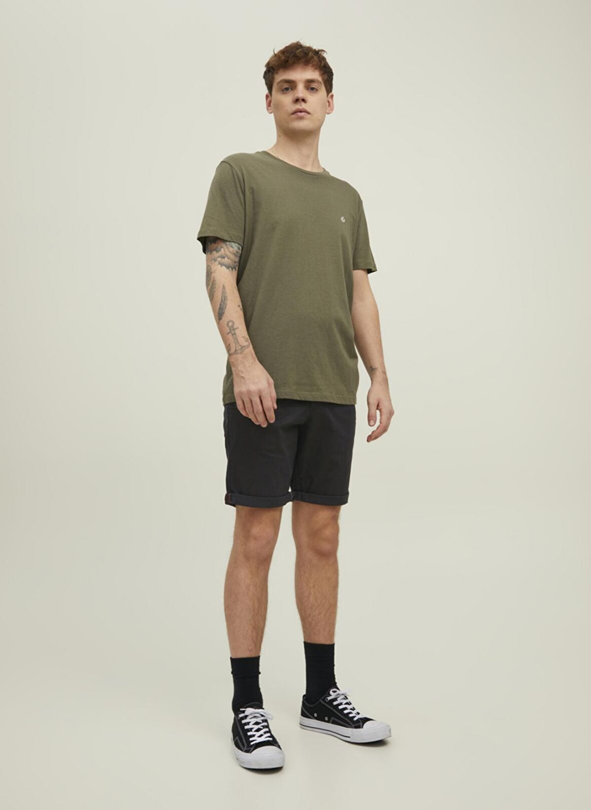 Jack & Jones JPSTBOWIE SHORTS Erkek  Siyah Şort