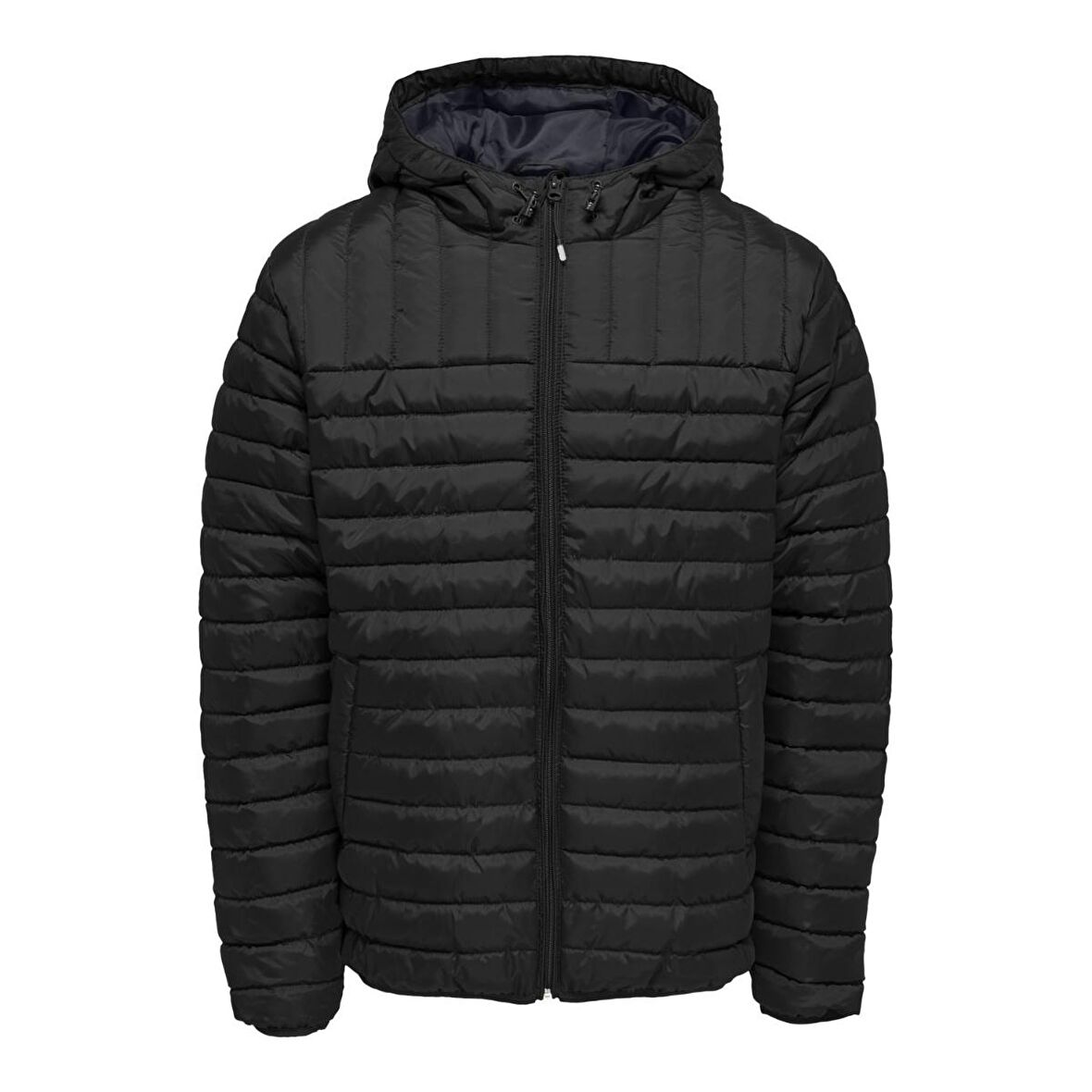 Only&Sons Erkek Mont Paul Quilted Hood 22015121-BLK