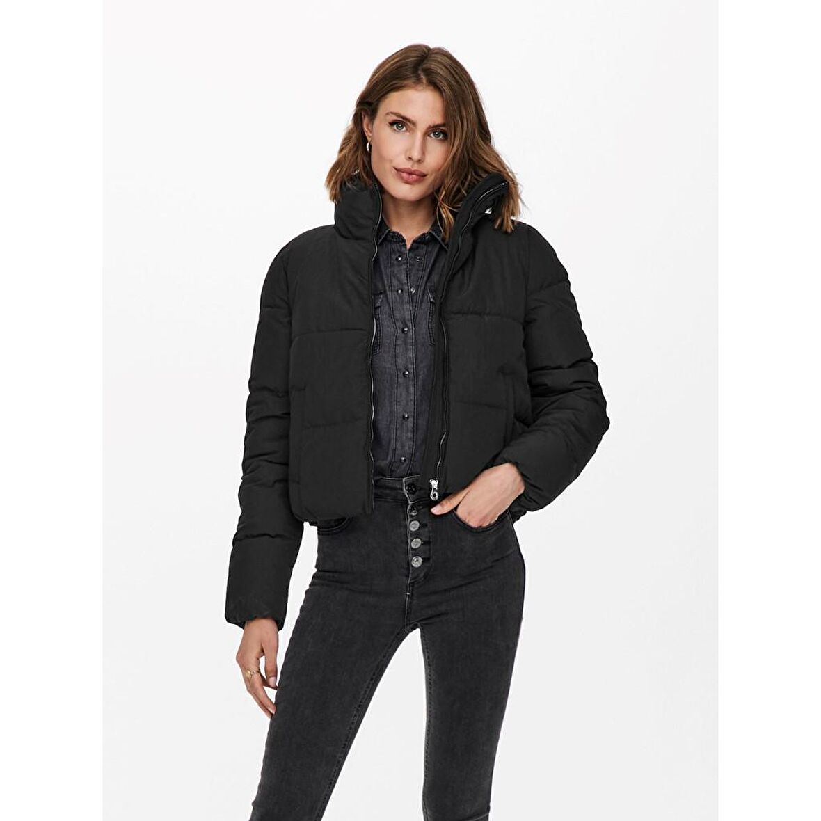 Only DOLLY Kadın Mont 15205371 SİYAH-S