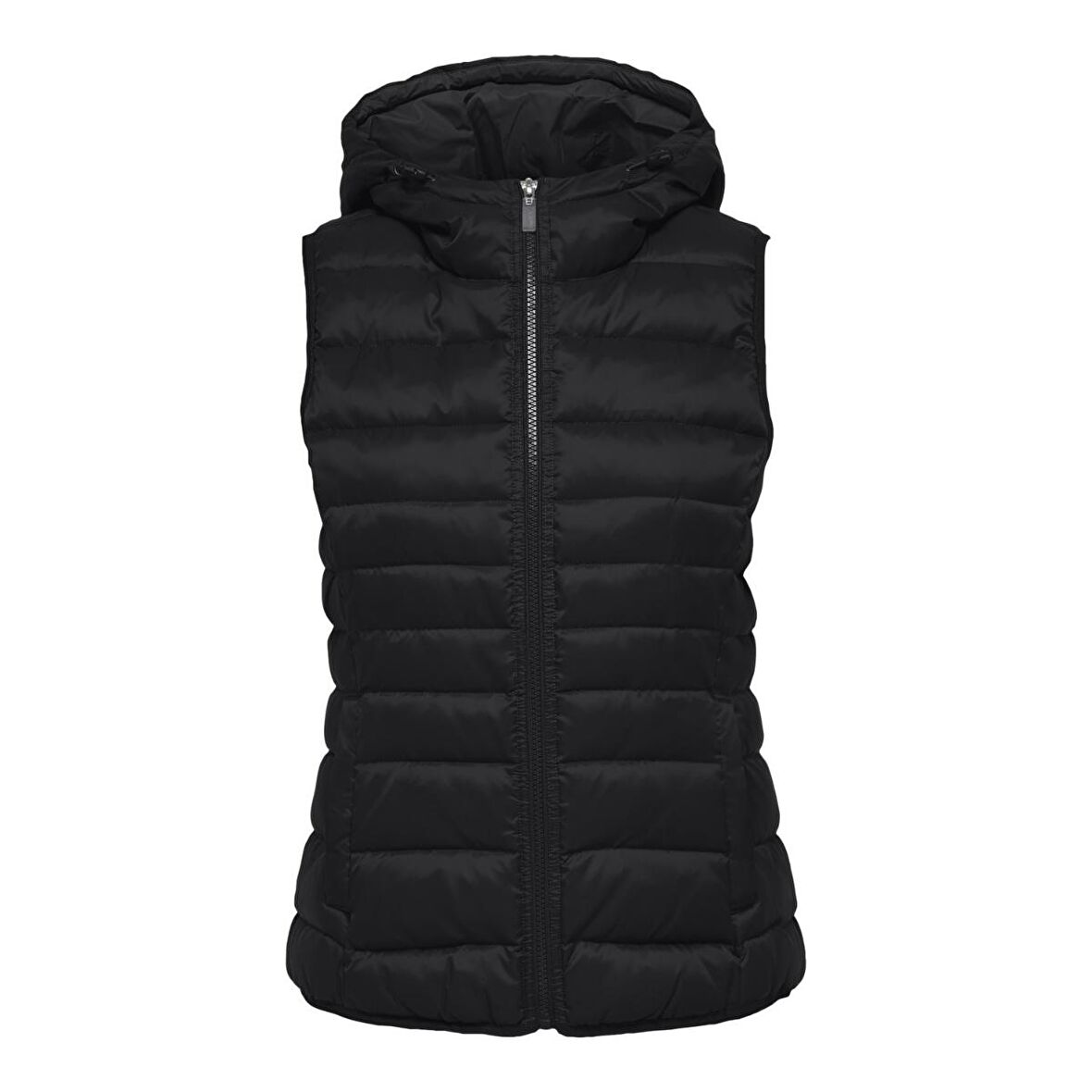 Only Kadın Yelek New Tahoe Quilted Hood 15205760-BLK