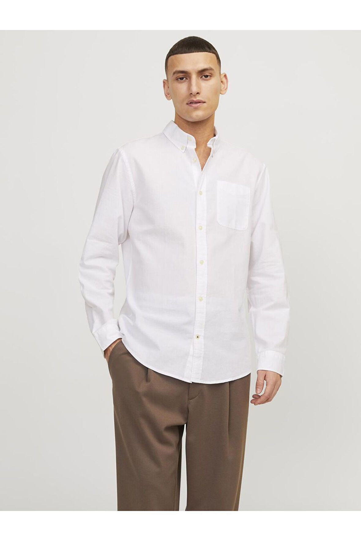 Jack & Jones Oxford Erkek Pamuklu Regular Fit Gömlek -12182486