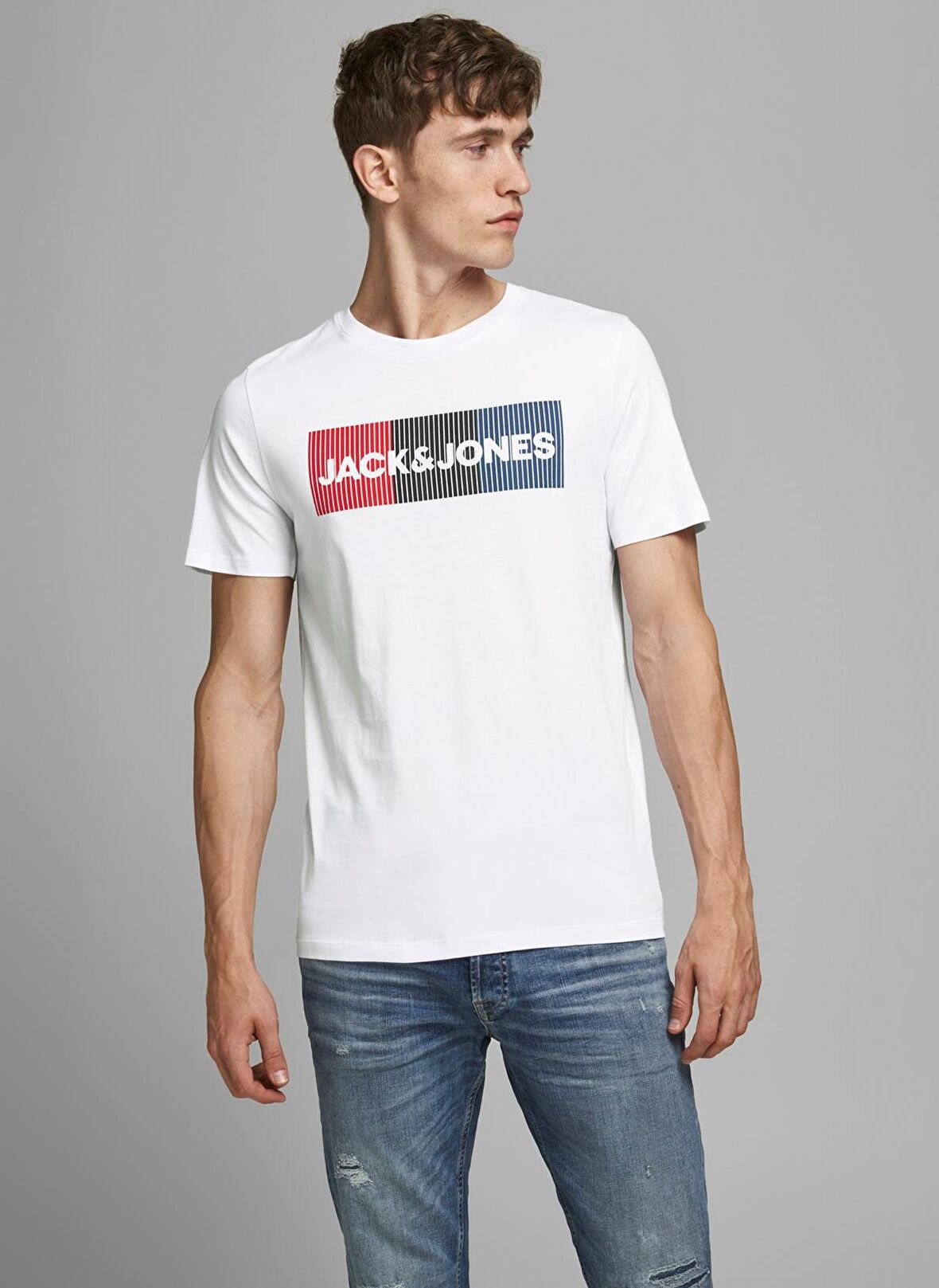 Jack & Jones T-Shirt, M, Beyaz
