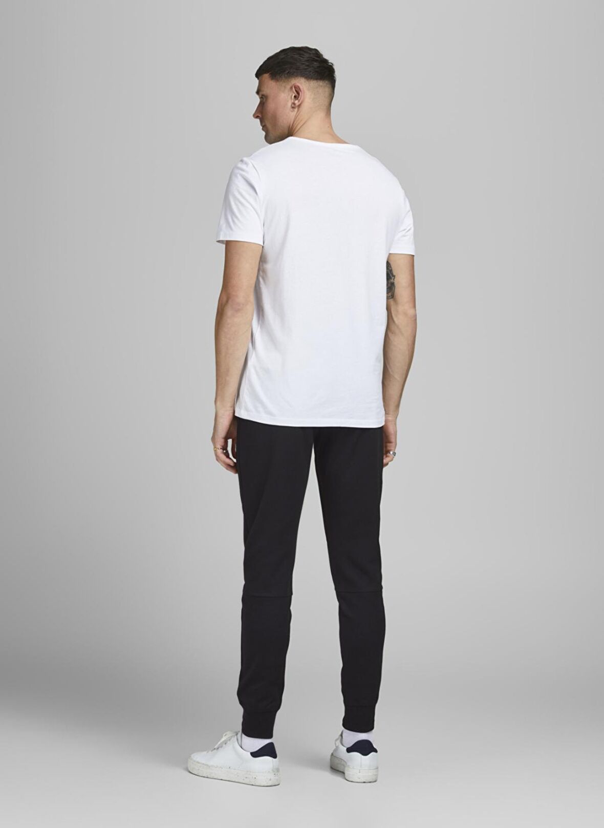 Jack & Jones Slim Fit Siyah Erkek Eşofman Altı 12184970_JPSTWILL JJAIR SWEATPANTS