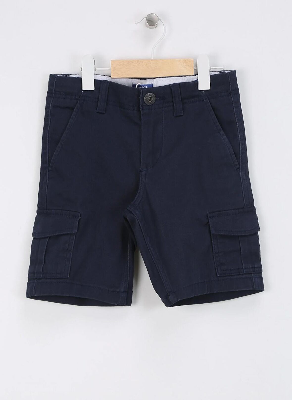 Jack & Jones Normal Bel Normal Lacivert Erkek Genç  Şort JPSTJOE JJCARGO SHORTS JNR