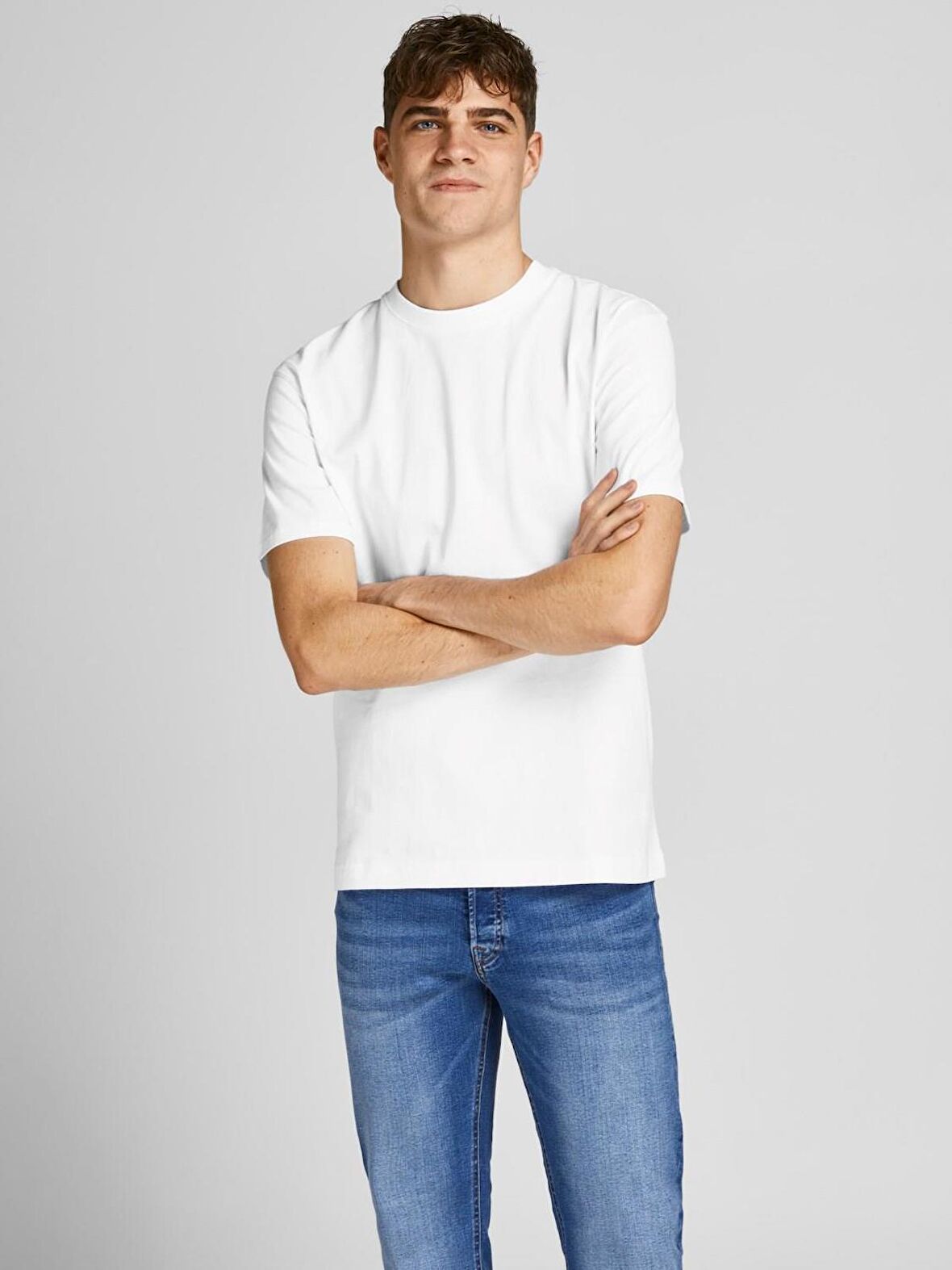 Jack & Jones Jjerelaxed Tee Ss O-Neck Noos Erkek T-Shirt