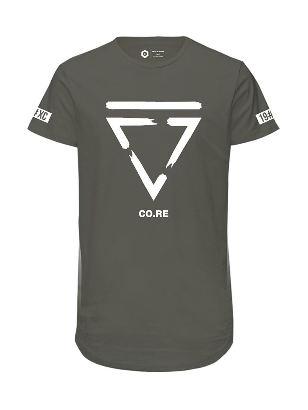 Erkek Siyah Baskılı Printed T-Shirt - 12195559