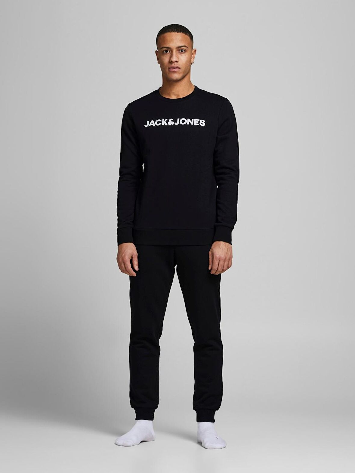 Jack&Jones Siyah Erkek Eşofman Takımı 12182478