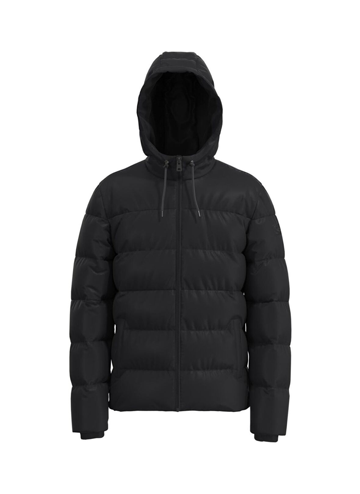 Only & Sons Siyah Erkek Mont ONSMELVIN LIFE HOOD PUFFER JACKET