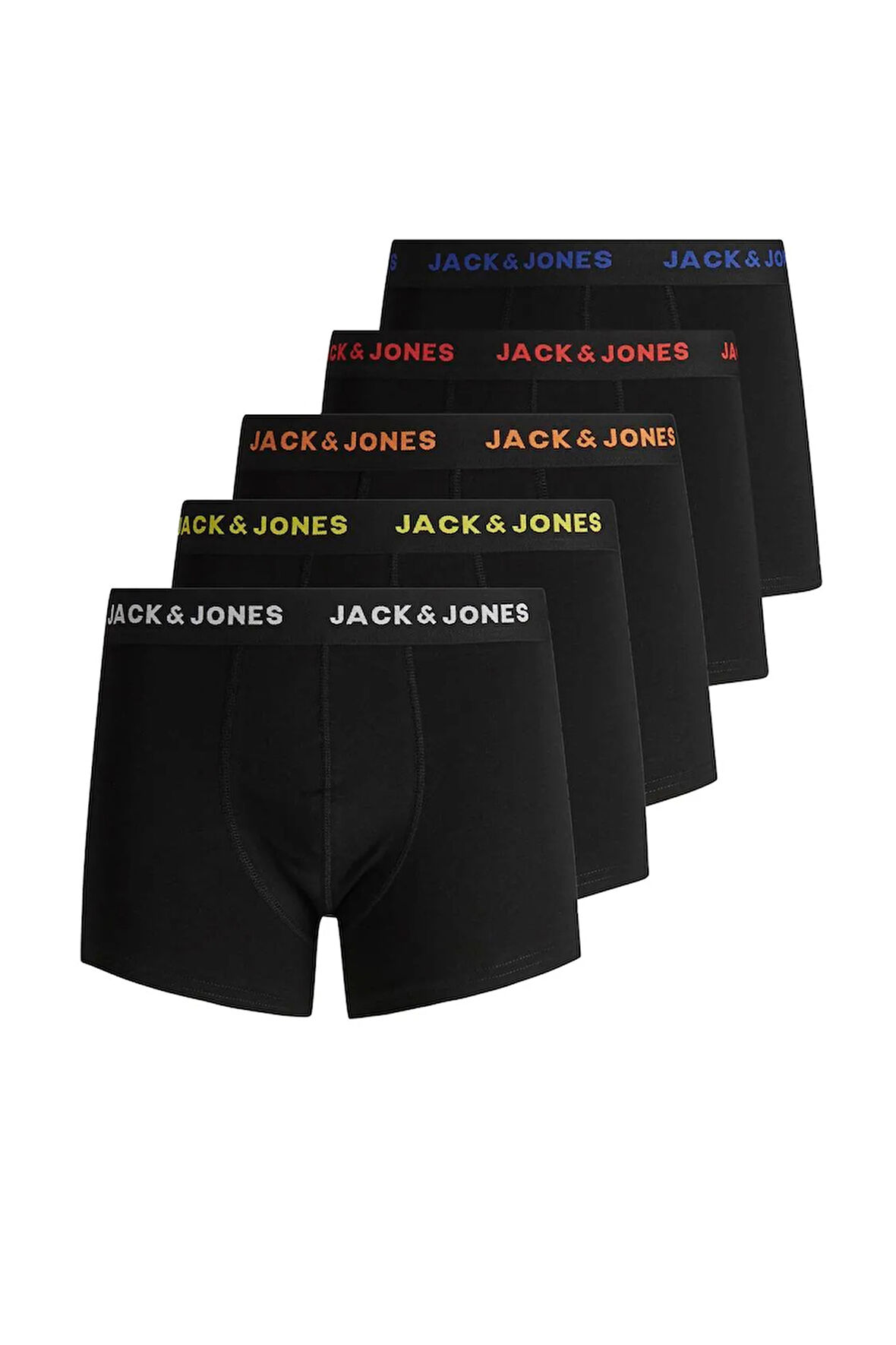 Jack & Jones Erkek Jacblack 5'li Boxer 12167028 Black