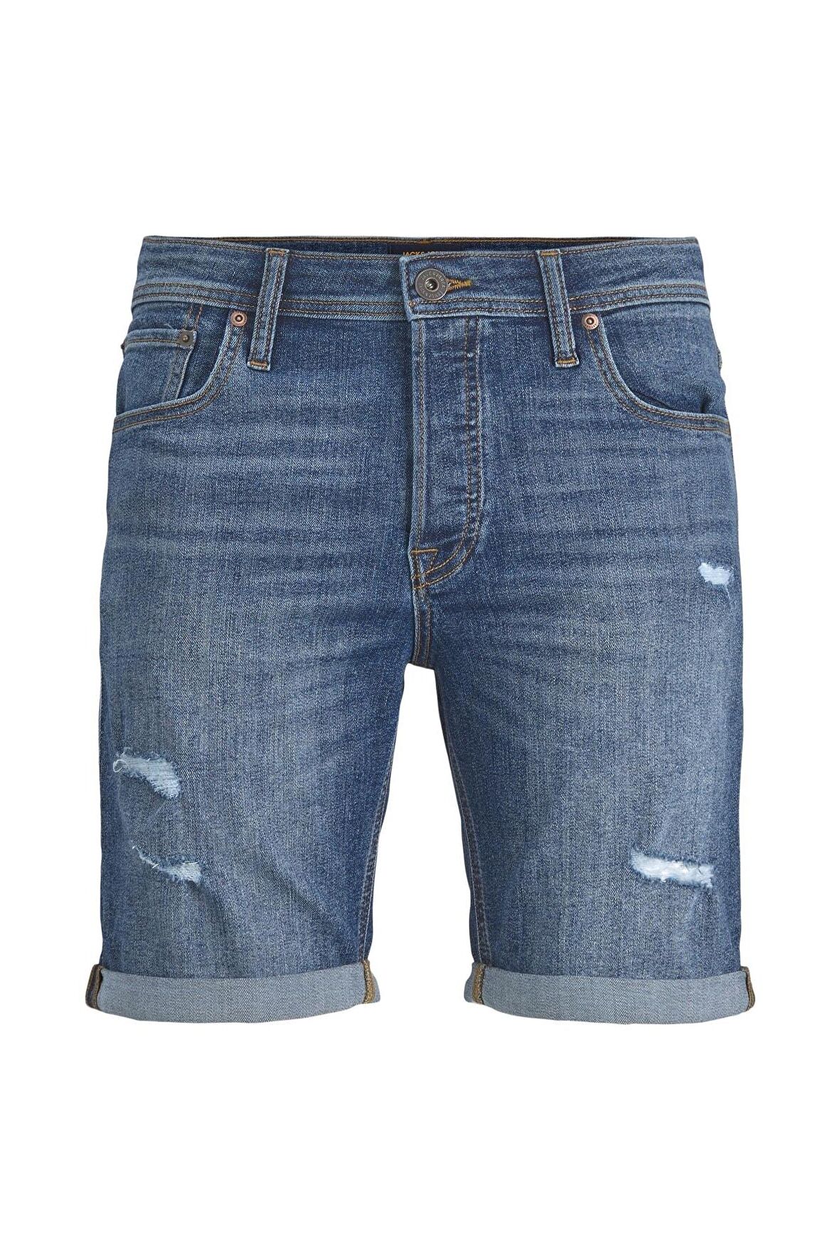 Jack & Jones Rick Original Shorts Erkek Mavi Kot Şort 12201626-07