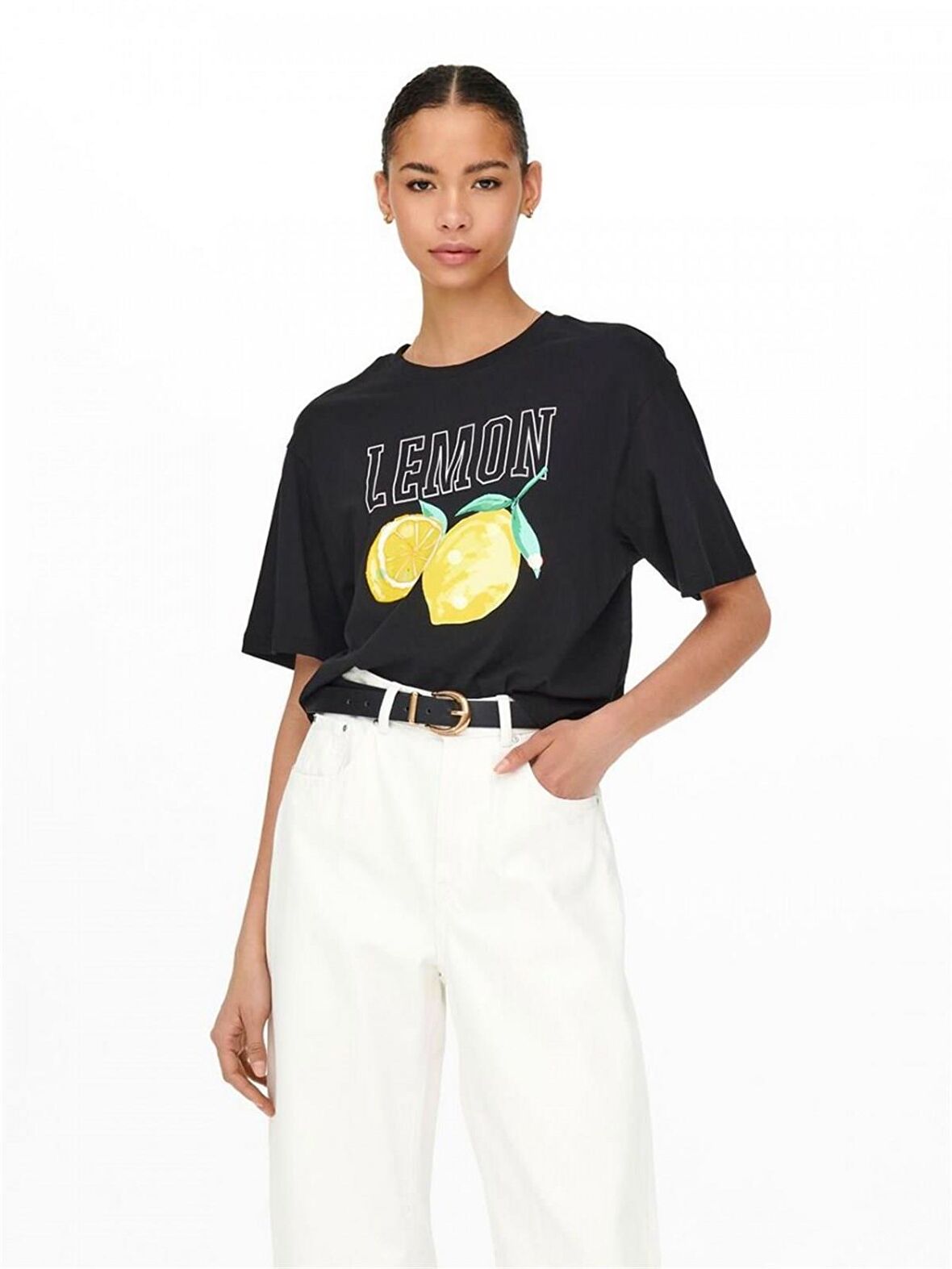 Only Kadın T-shirt  ONLKITA  FRUIT TOP 15263120