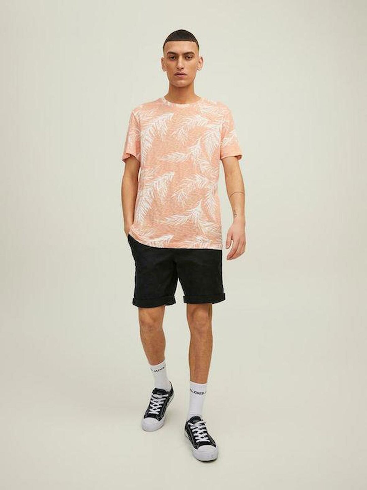 Jack & Jones Erkek Organik Pamuk T-shirt - 12209613