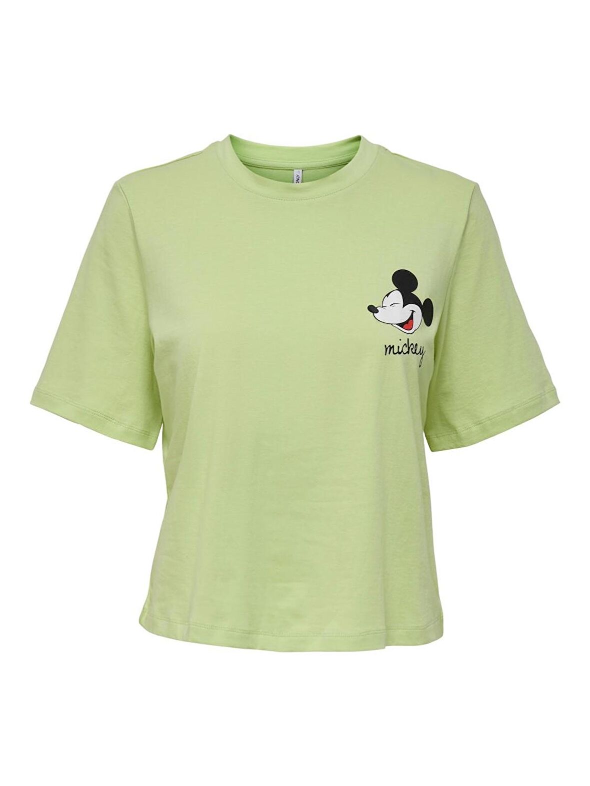 Only Kadın Disney Lisanslı T-shirt ONLMICKEY SHORT BOXY- 15261597 