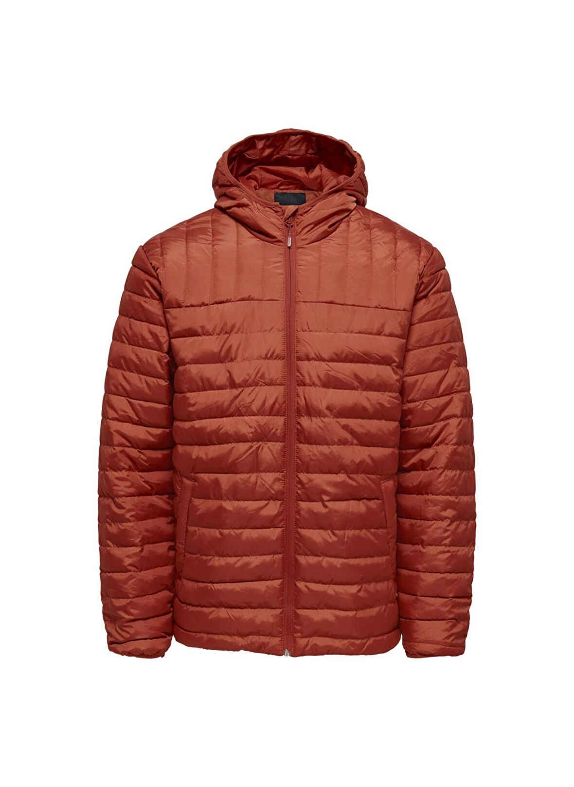 Only & Sons Bordo Erkek Kapüşonlu   Mont 22022613_ONSPIET QUILTED HOOD JACKE