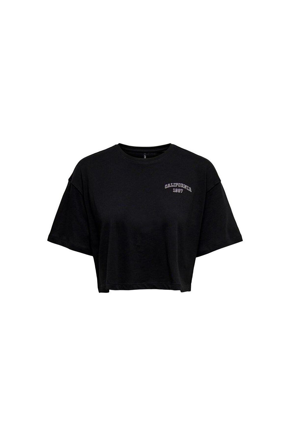 Only Kadın Renkli Crop T-Shirt - 15260935