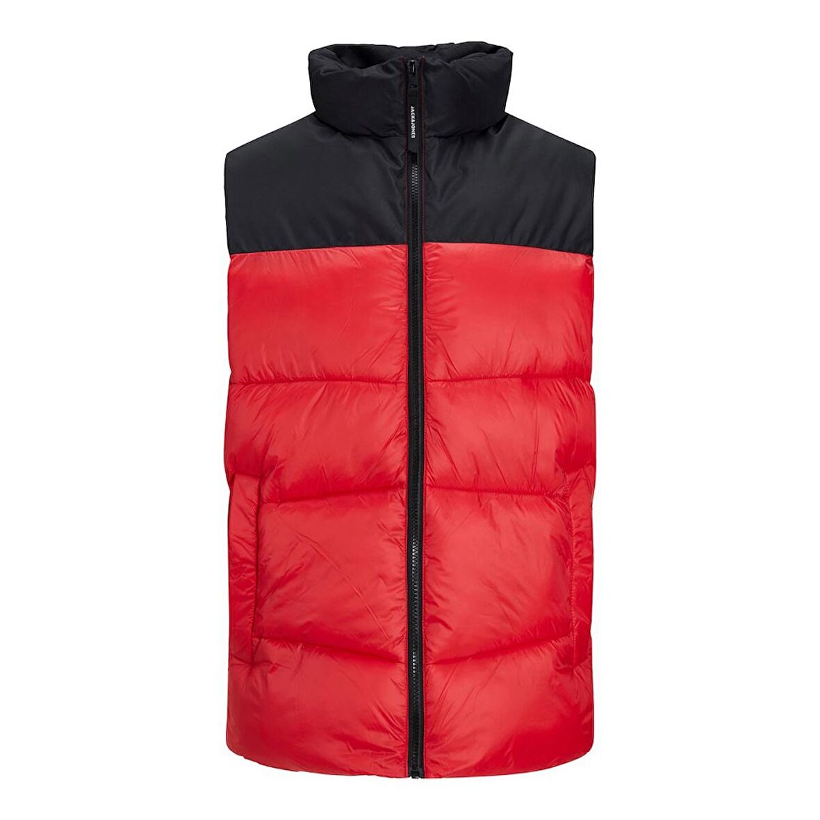 Jack&Jones Dik Yaka Kırmızı Erkek Yelek 12212221
