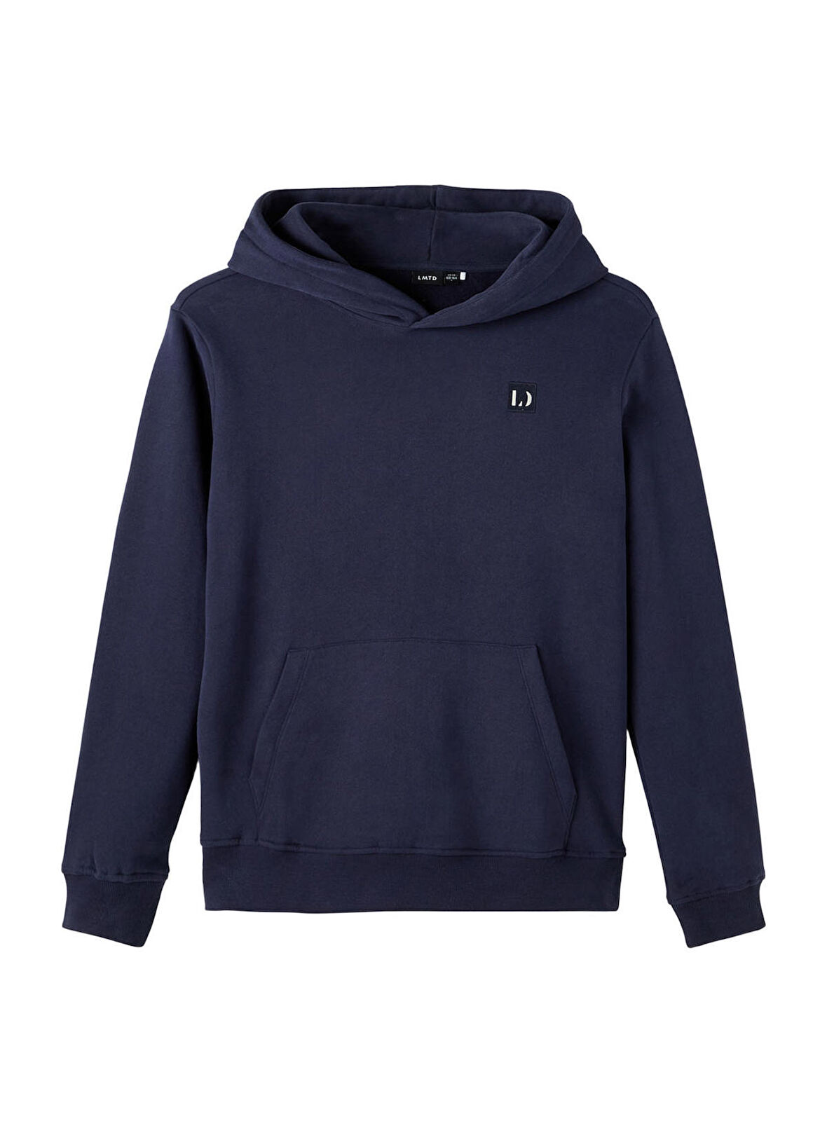 Lmtd Lacivert Erkek Çocuk Kapüşonlu Uzun Kollu Düz Sweatshirt NLMNOTE LS SWEAT W HOOD