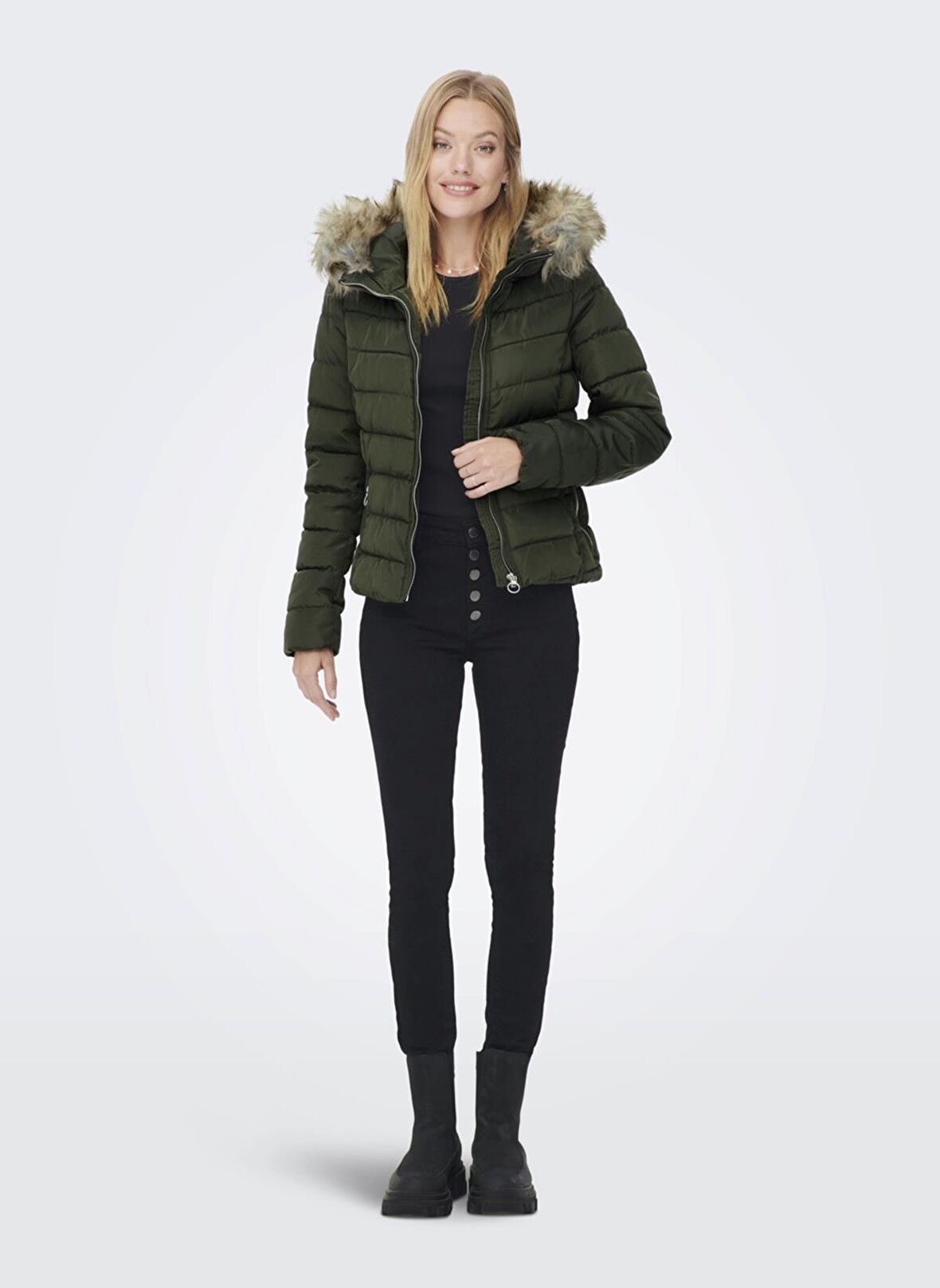 Only Yeşil Kadın Mont 15158943