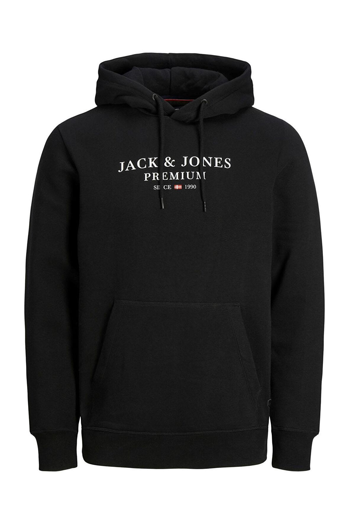 Jack & Jones Erkek Kapüşonlu Sweatshirt Jprbluarchıe 63412216335 Siyah