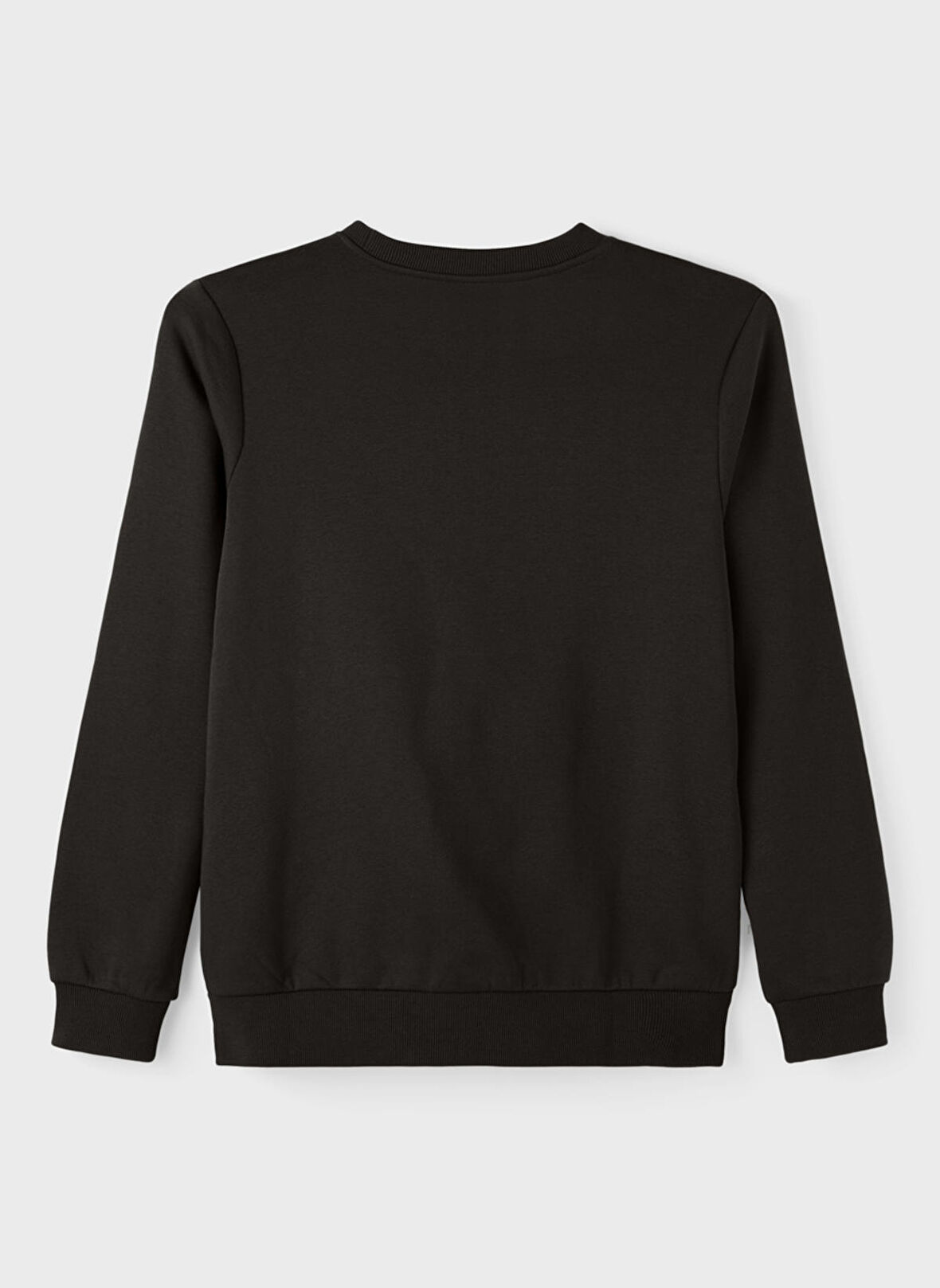 Lmtd Siyah Erkek Çocuk O Yaka Uzun Kollu Baskılı Sweatshirt NLMNEAST LS O-NECK SWEAT