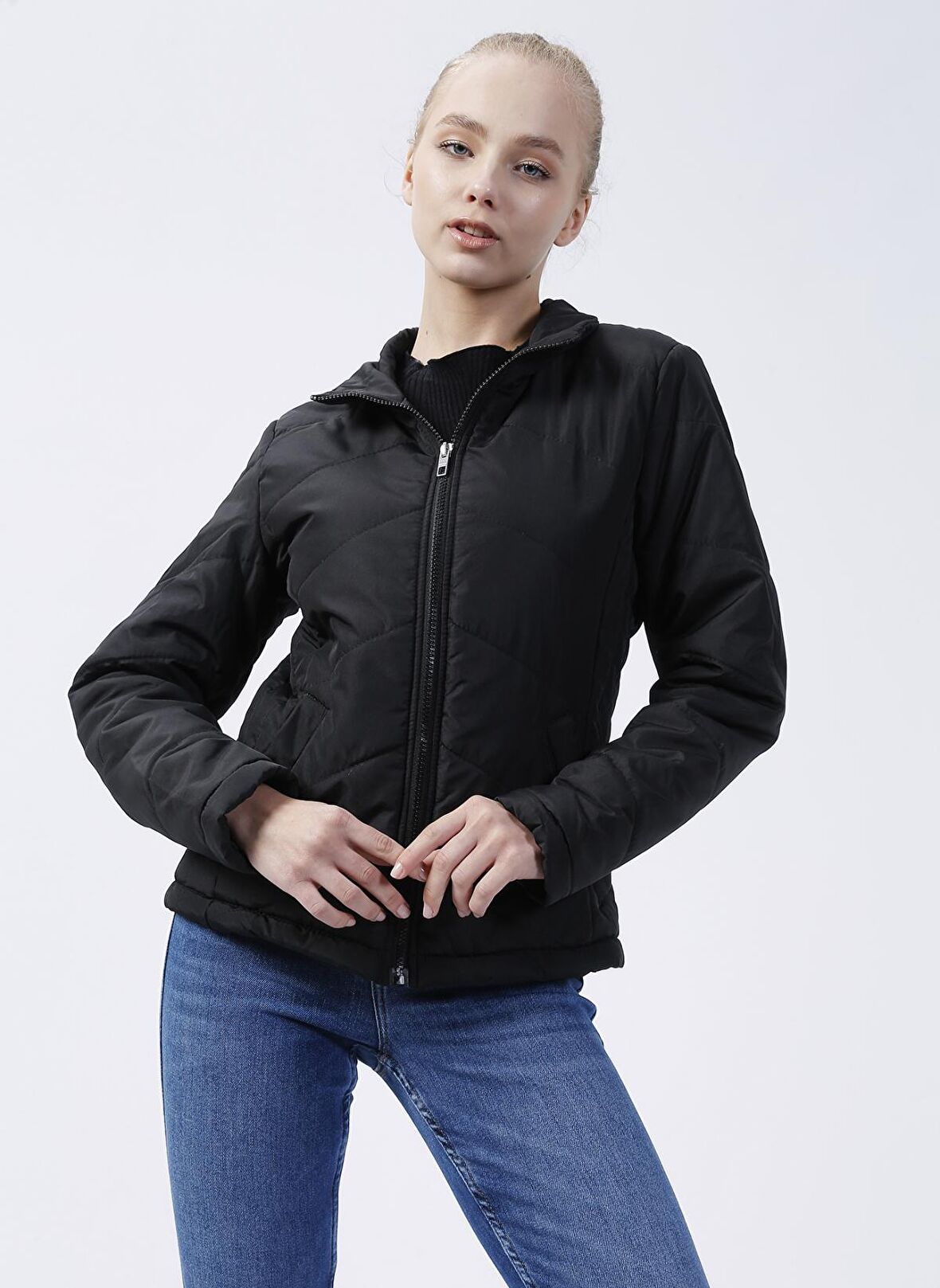 Only Siyah Kadın Mont 15270919