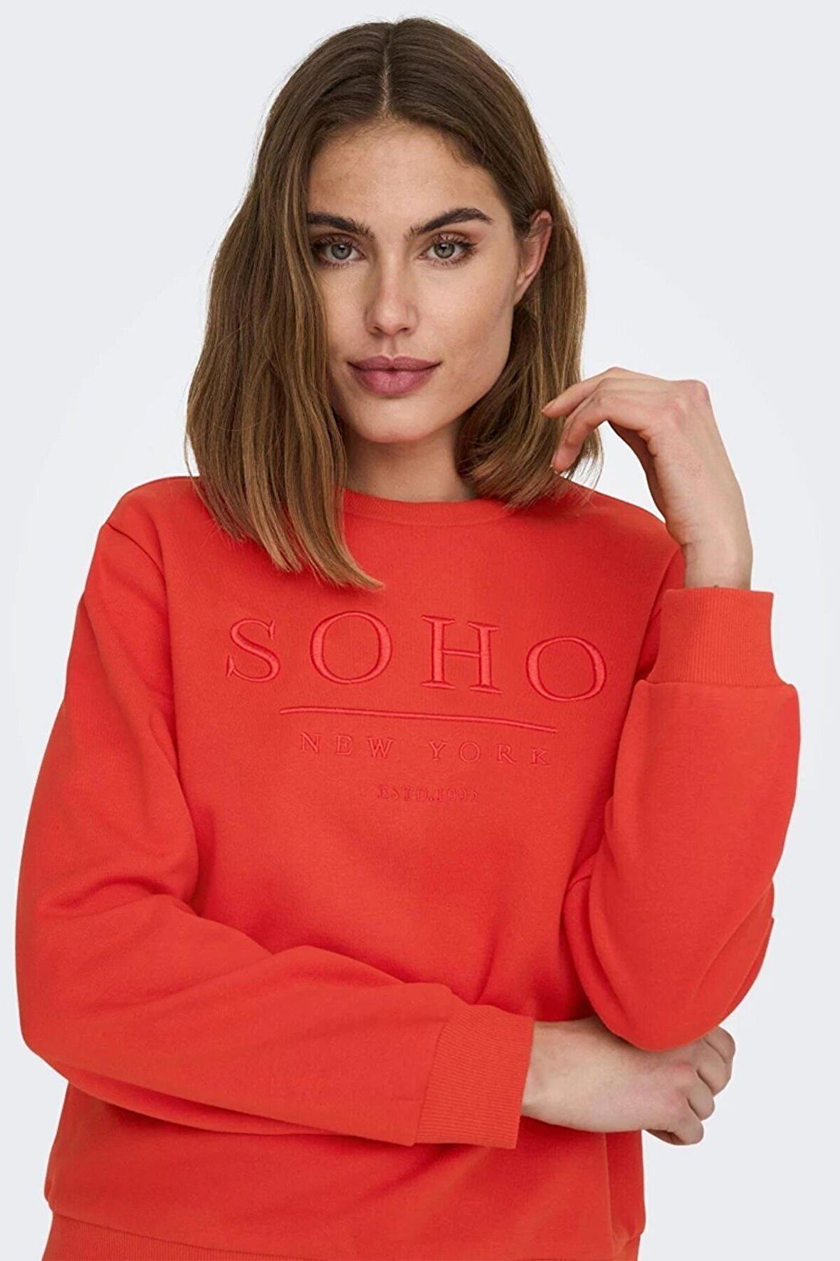 Only Kadın Bisiklet Yaka O-neck Sweatshirt - 15277786