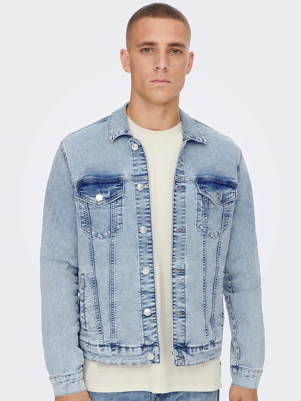 Only & Sons Erkek Kot Ceket ONSCOIN L. BLUE 4334 JACKET 22024334