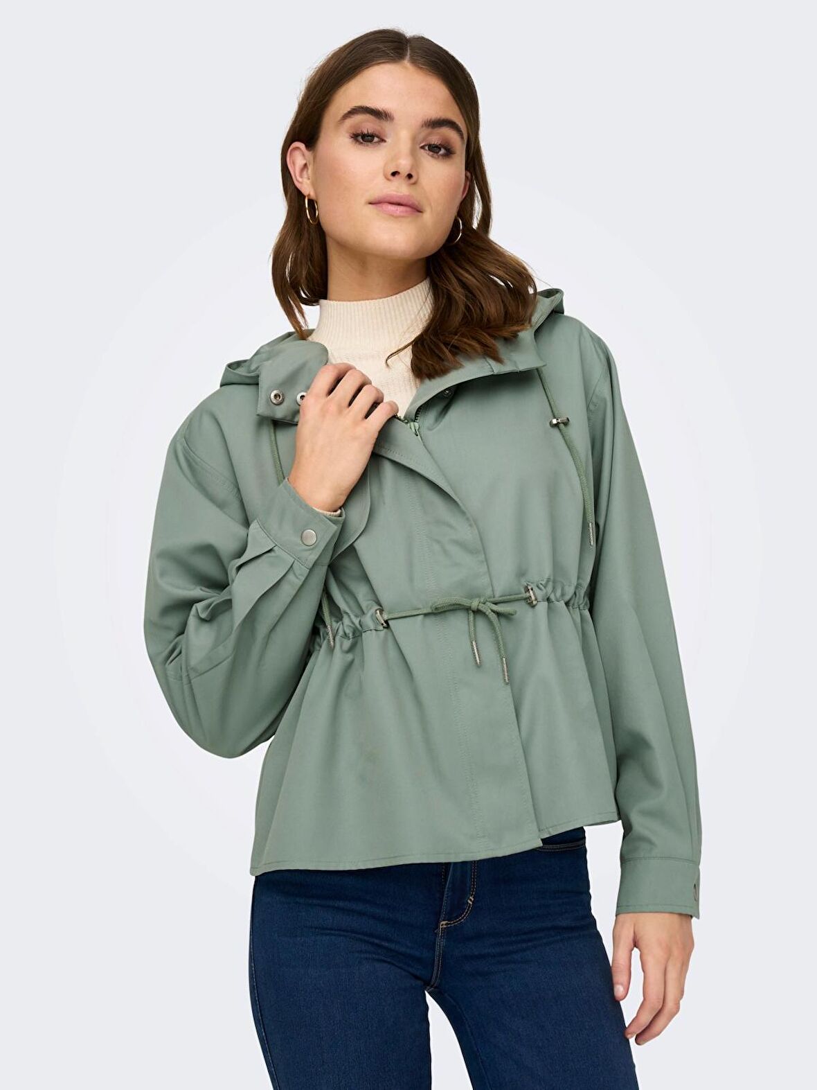 Only Kadın Trençkot ONLCHLOE PARKA TRENCHCOAT 15284588