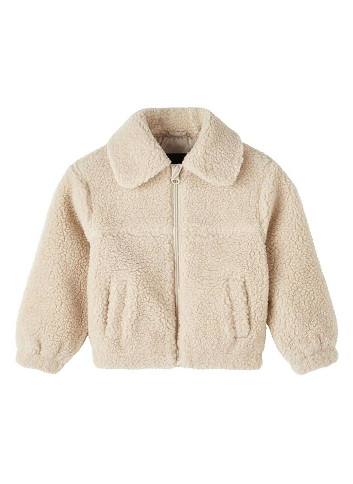 Name İt Krem Kadın Mont NMFMAKOA TEDDY JACKET PB